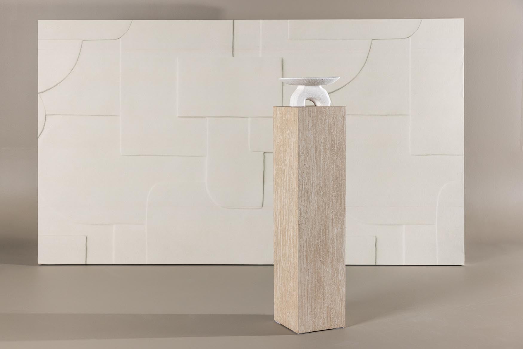 Ramsvik Sockel von Vind: Stilvoller Beistelltisch aus robustem MDF, perfekt für moderne und kreative Wohnkonzepte.