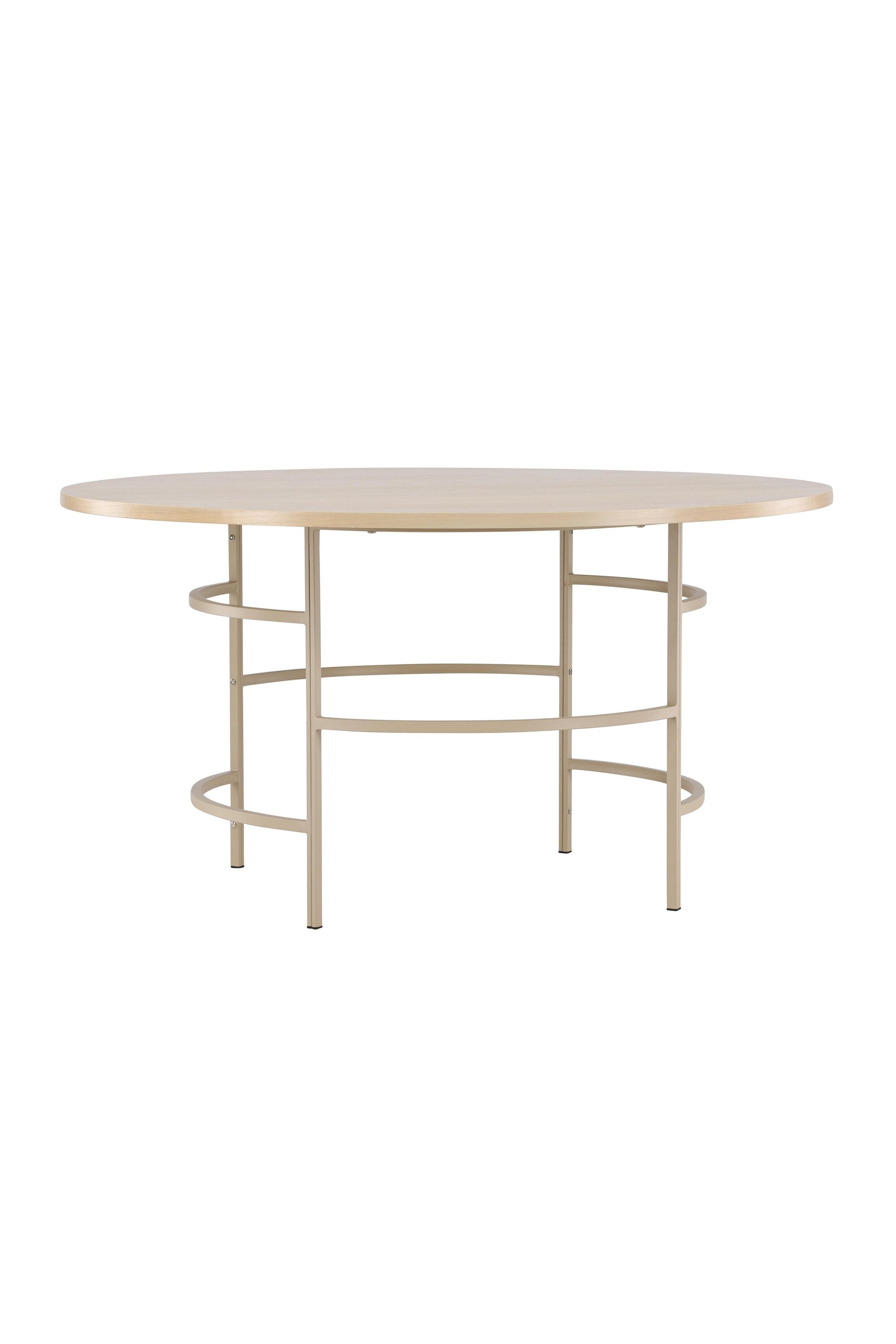 Eleganter Esstisch Copenhagen von Venture Home, ideal für zeitgemäße Esszimmer, mit schicker weißer Holzoberfläche und minimalistischer Form.