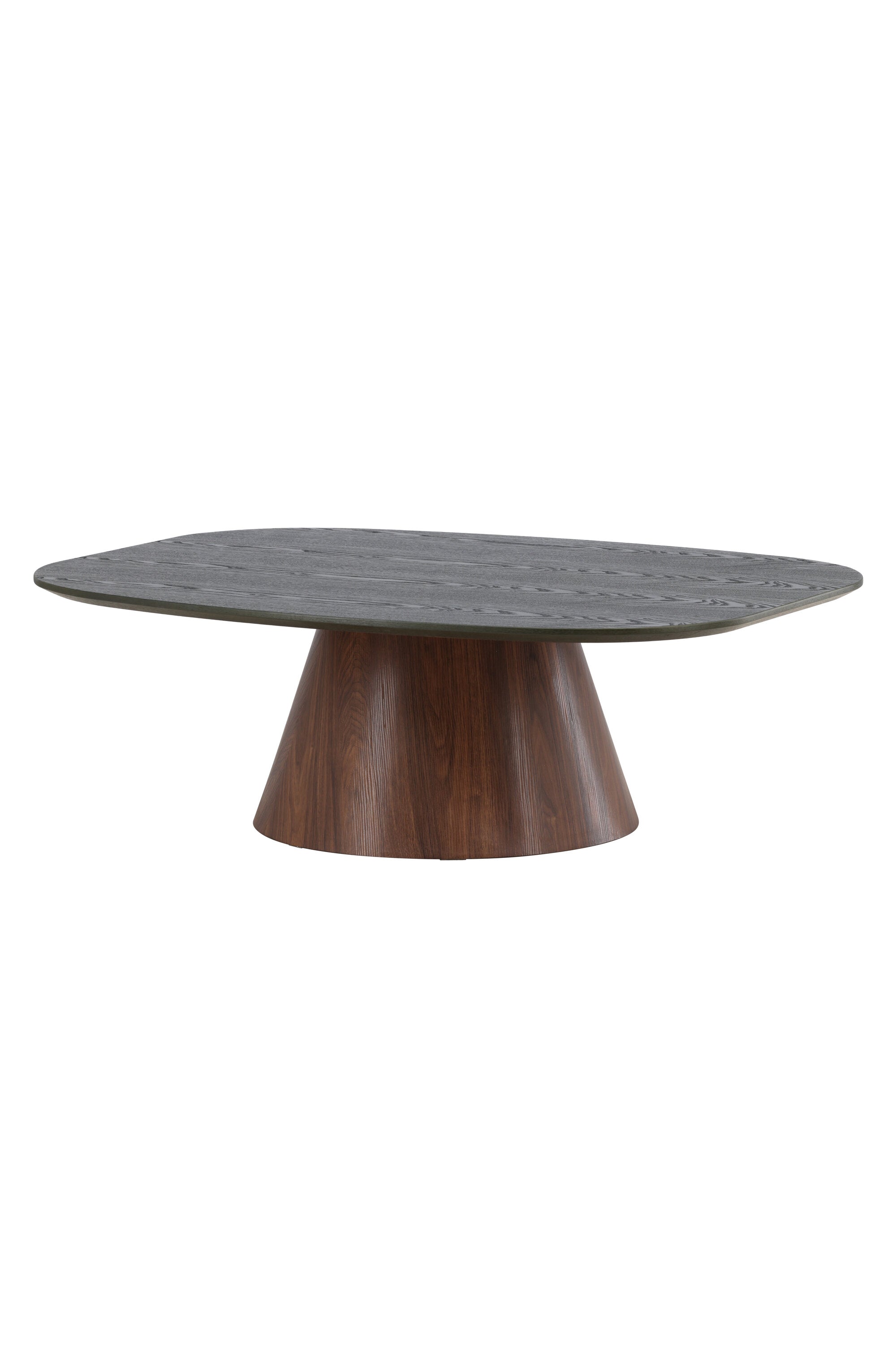 Eleganter Lanzo Couchtisch in Dunkelgrün, ideal für stilvolle Wohnzimmer, erhältlich bei KAQTU Design AG.