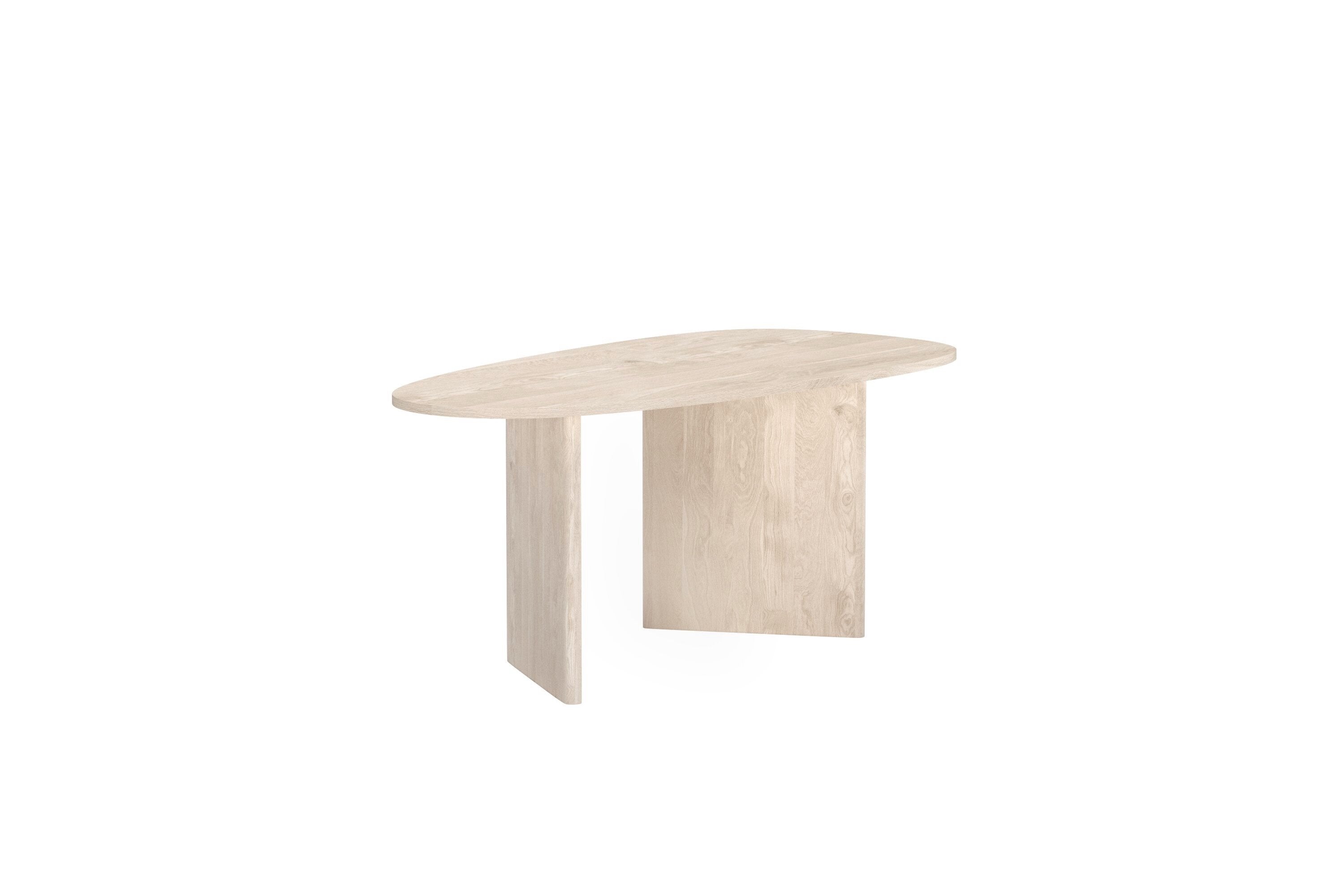 Eleganter ovaler Grönvik Esstisch aus Naturholz von Venture Home, ideal für stilvolle Essbereiche und gesellige Runden.