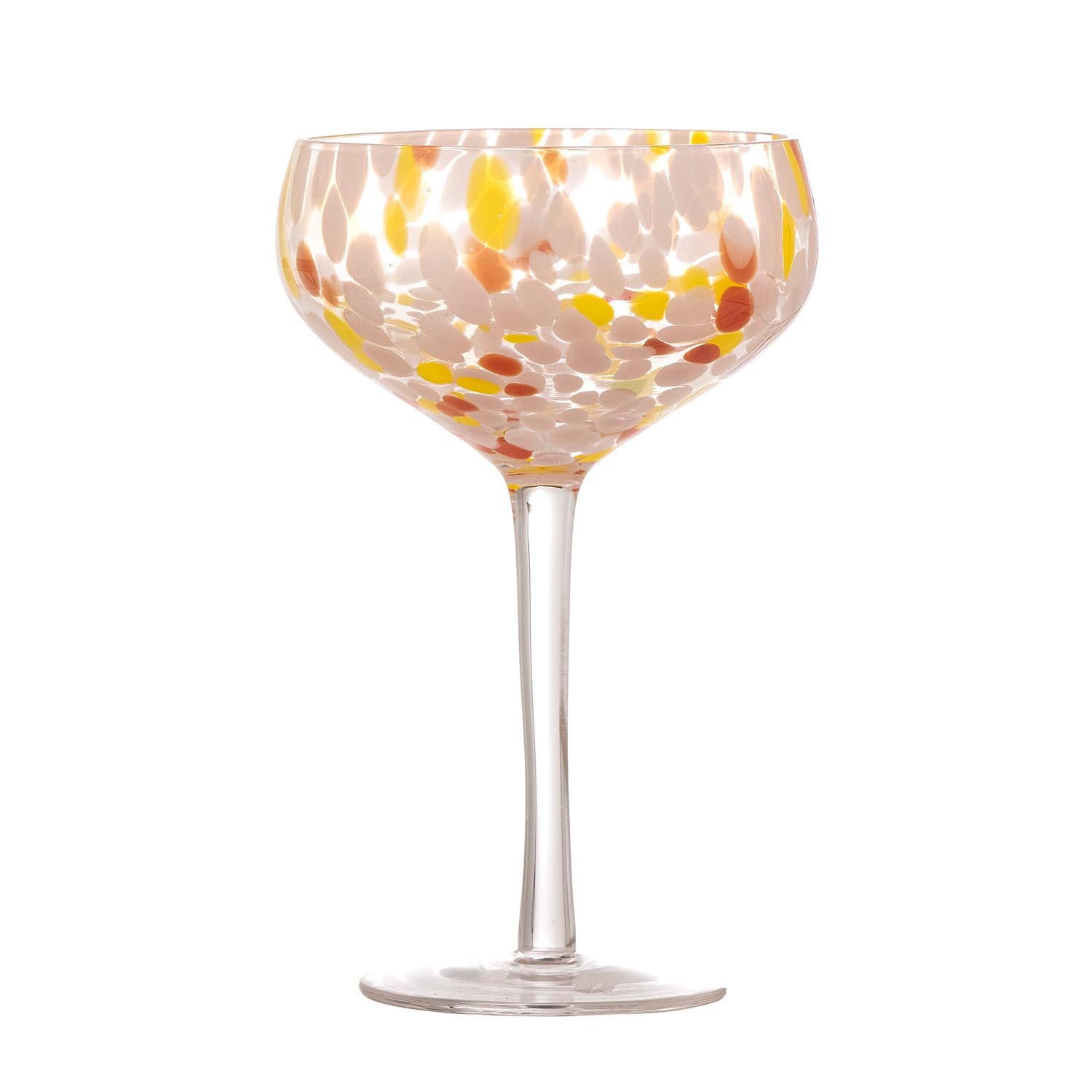Elegantes Lilya Cocktailglas in zartem Rosé von Bloomingville – stilvoll, robust und perfekt für jeden Anlass.