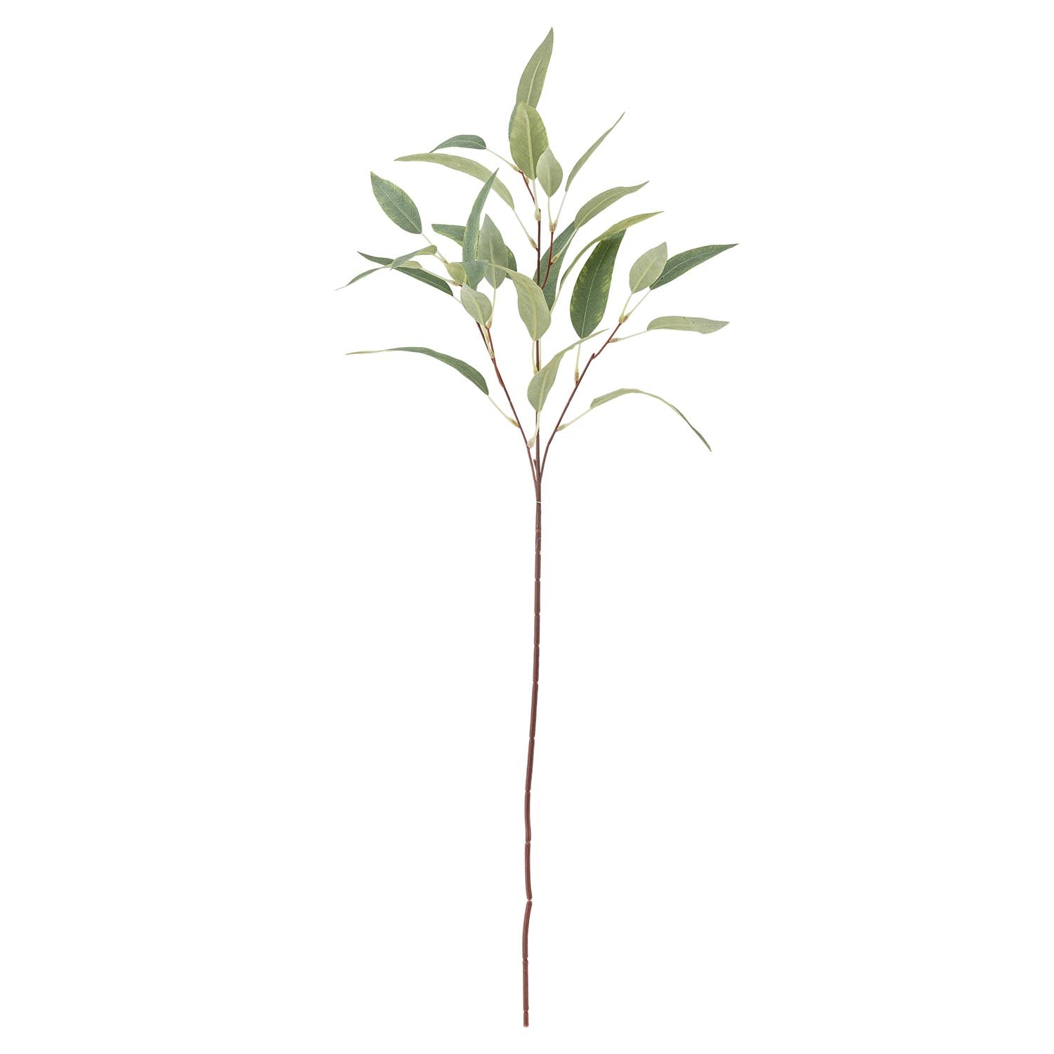Künstlicher Eucalyptus-Stiel in lebendigem Grün von Bloomingville, perfekt für stilvolle Arrangements und zeitlose Wohnakzente.