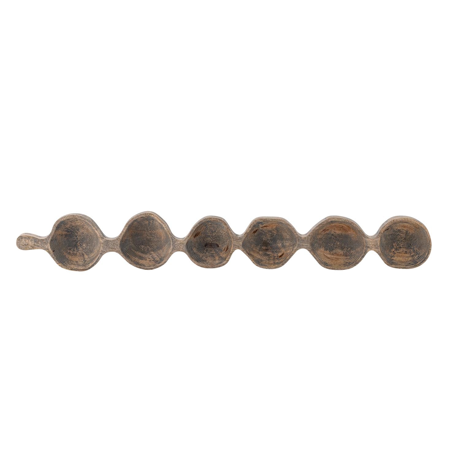 Elegantes graues Serviertablett aus Mangoholz von Creative Collection, ideal für stilvolles Servieren und Dekorieren.