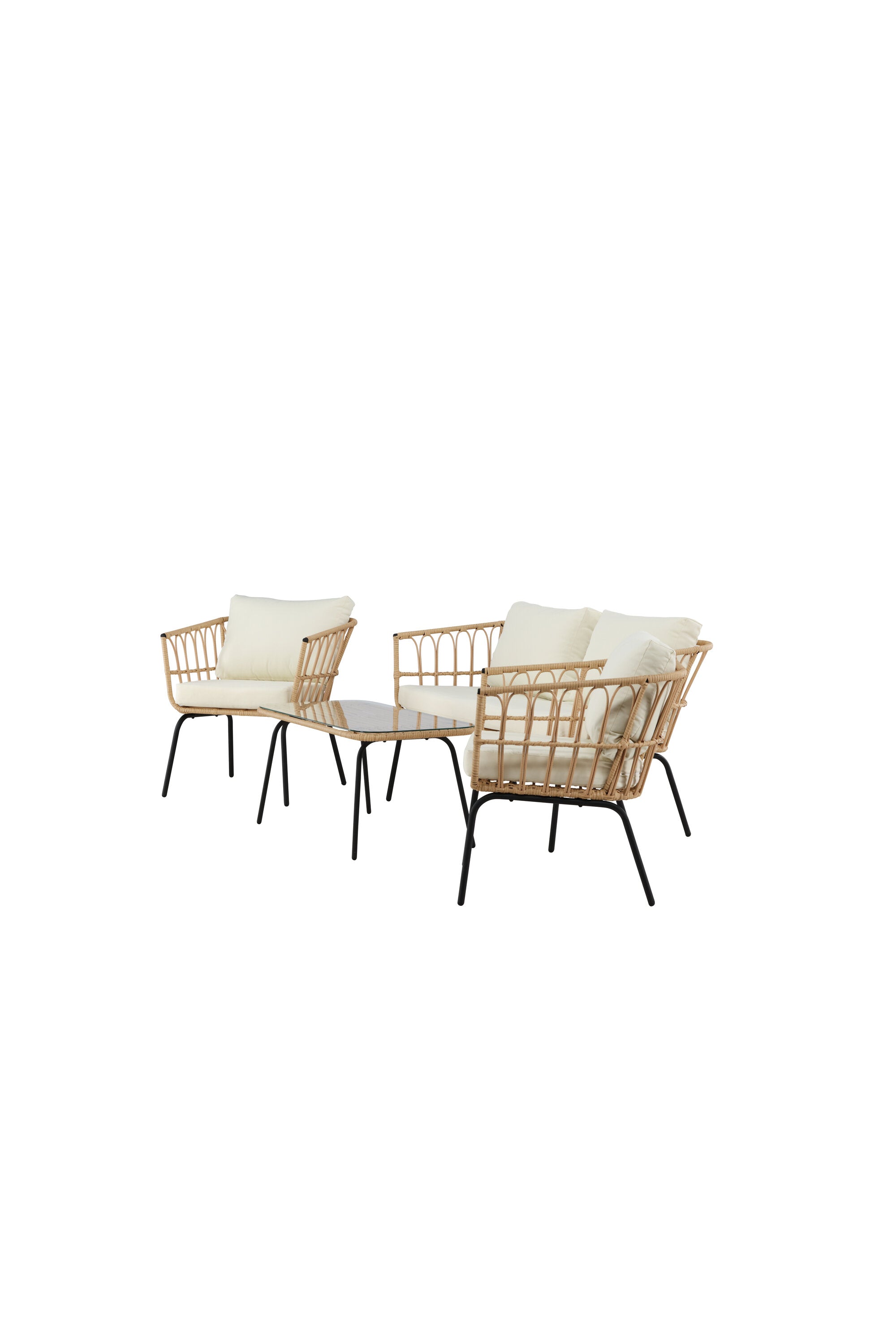 Das Ortigia Lounge Set von Venture Home kombiniert stilvolles Design mit Komfort, ideal für Terrasse oder Garten.