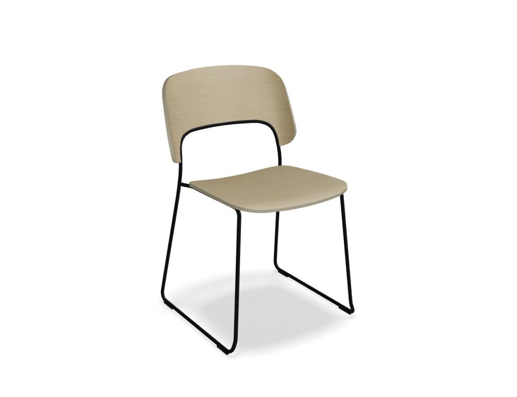 Afi AF04 - Stuhl in Eiche Natur präsentiert im Onlineshop von KAQTU Design AG. Stuhl ist von Mdd
