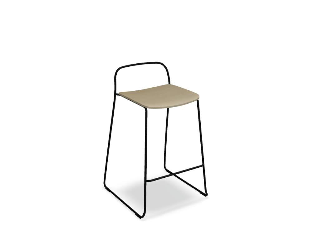 Afi AF06 - Barhocker in Eiche Natur präsentiert im Onlineshop von KAQTU Design AG. Barhocker ist von Mdd