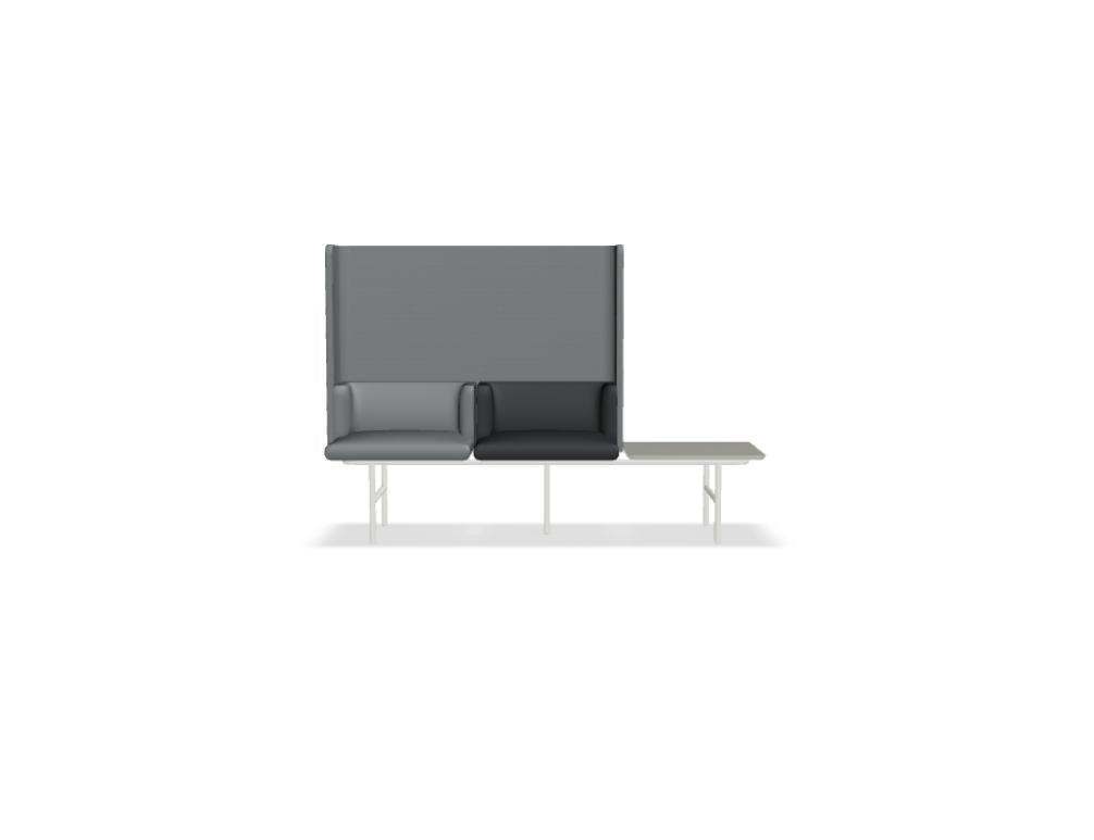 Agora AR18 - Sitzsystem in Grau präsentiert im Onlineshop von KAQTU Design AG. Sofa ist von Mdd