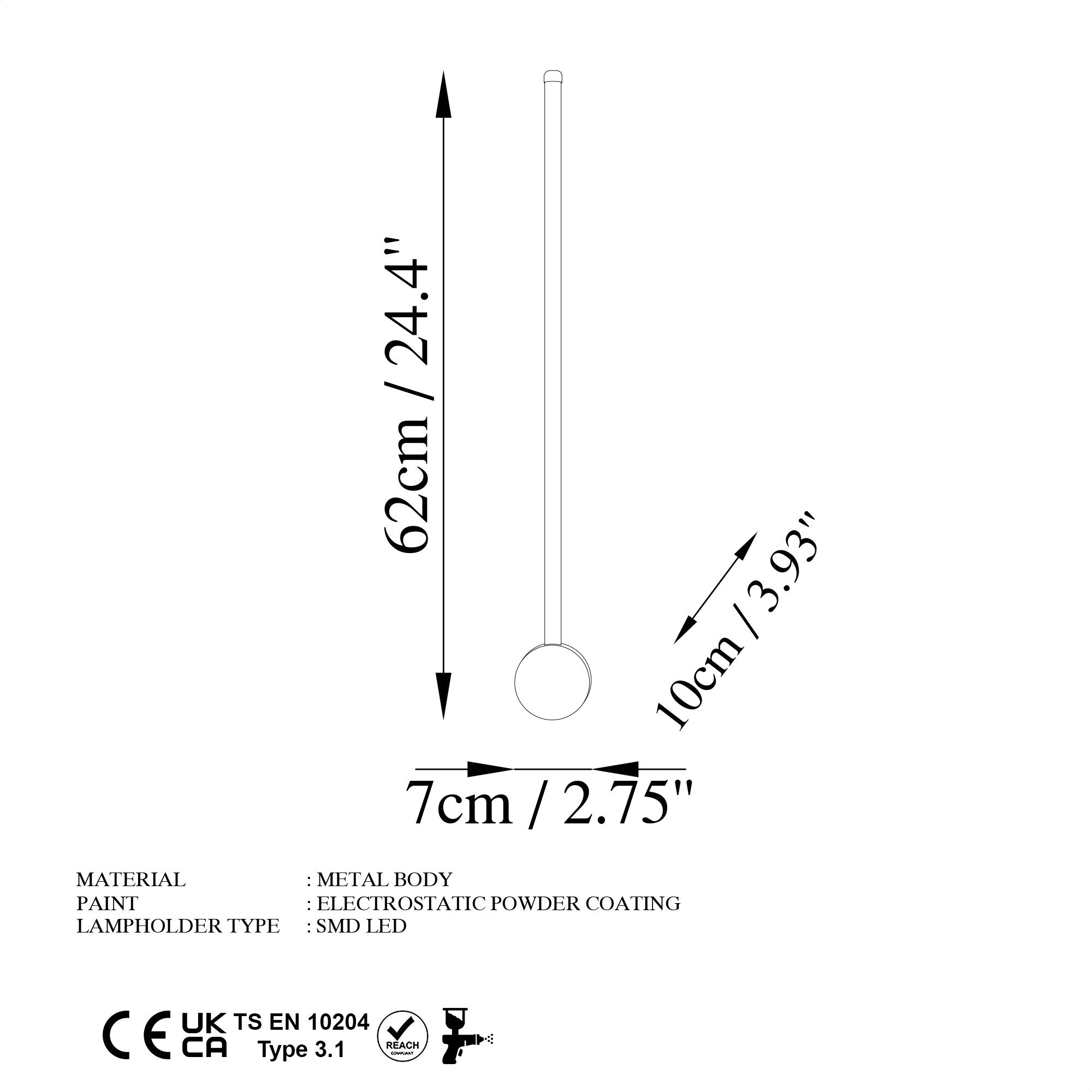 Moderne Sword Wandleuchte in Schwarz von Opviq, perfekt für kreative Lichtakzente und zeitgemäße Raumgestaltung.