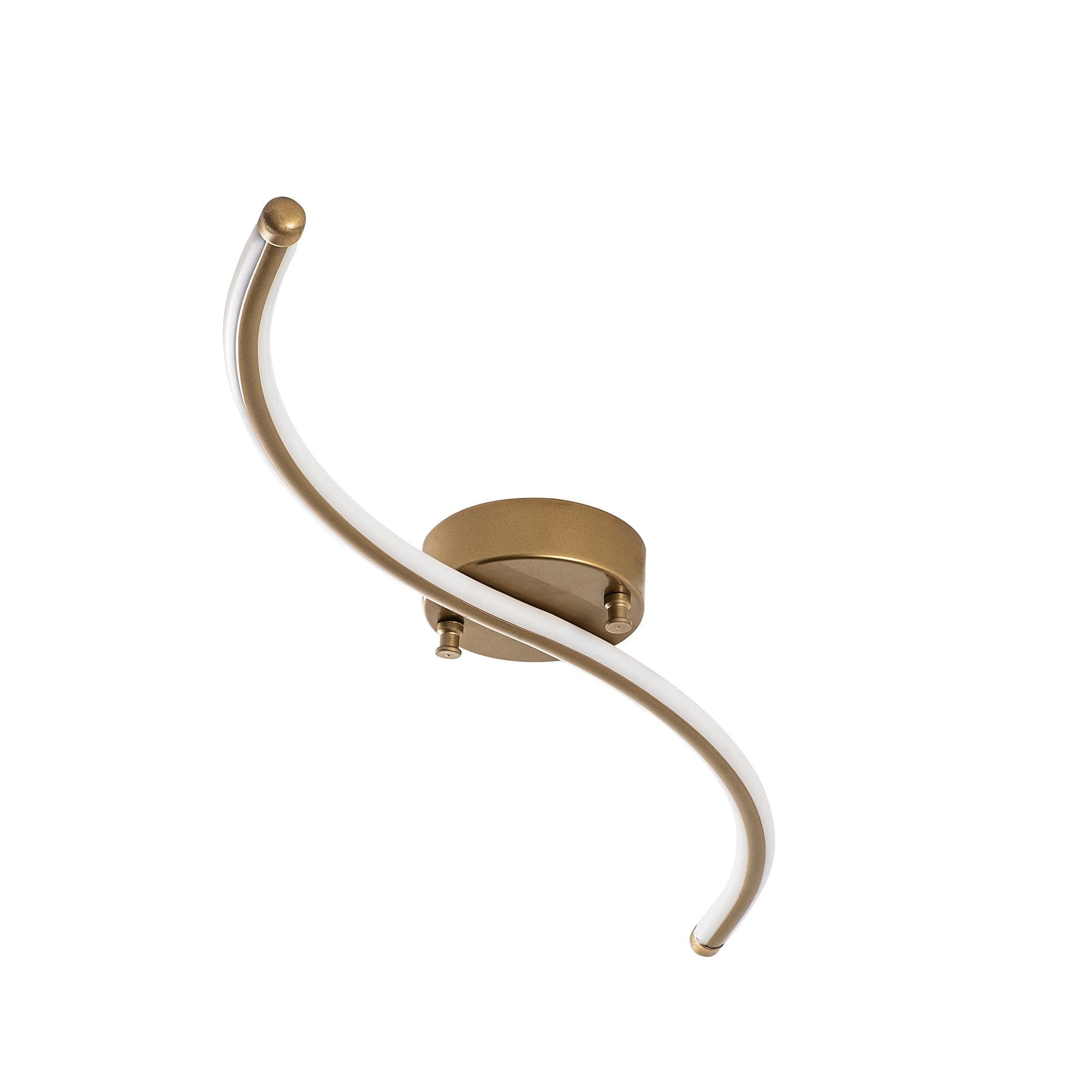 Elegante Yılan Deckenleuchte in glänzendem Gold von Opviq, perfekt für eine stilvolle und gemütliche Atmosphäre in jedem Raum.