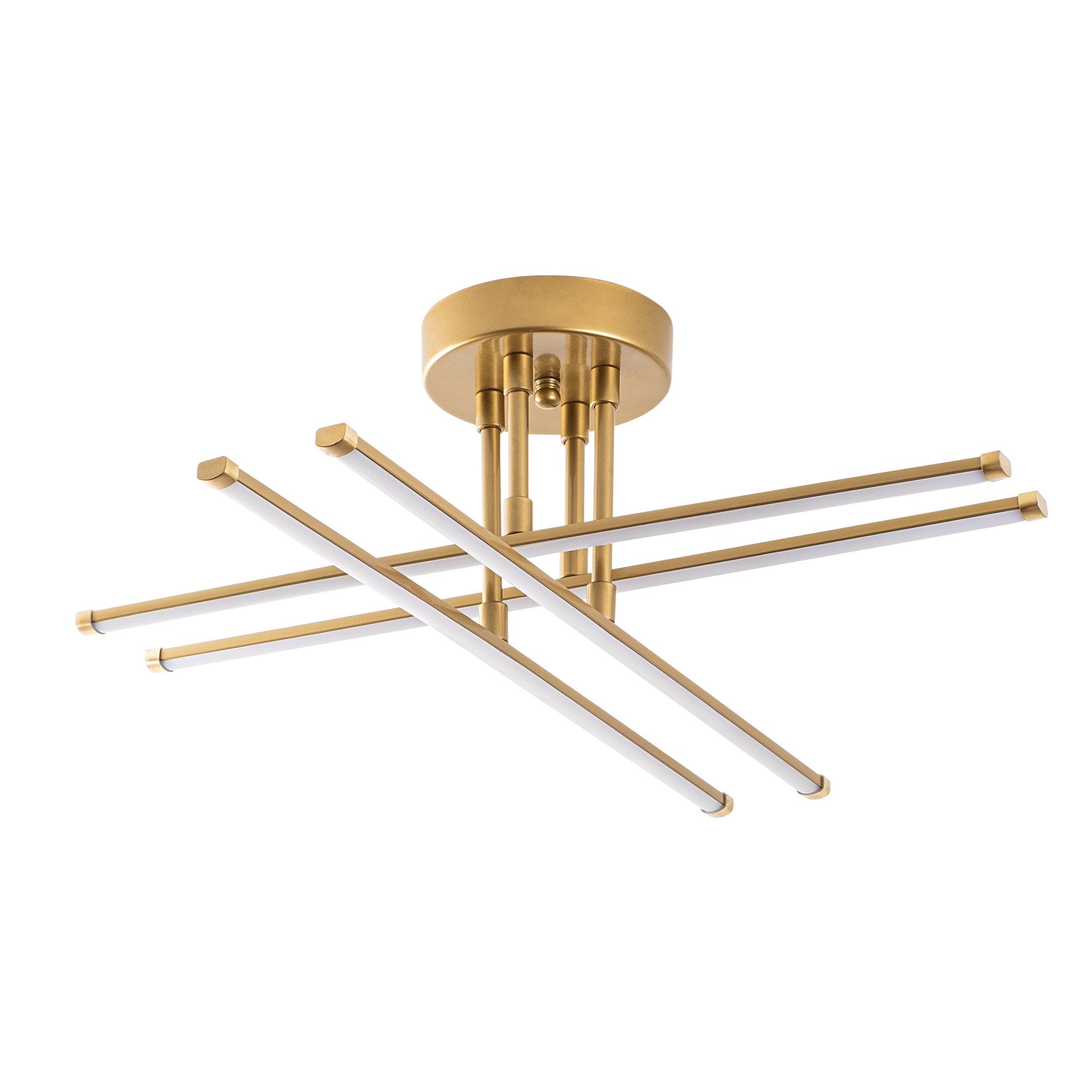 Moderne goldene Deckenleuchte Exhaust von Opviq, ideal für stilvolle Akzente in Wohnräumen und eine elegante Beleuchtungslösung.