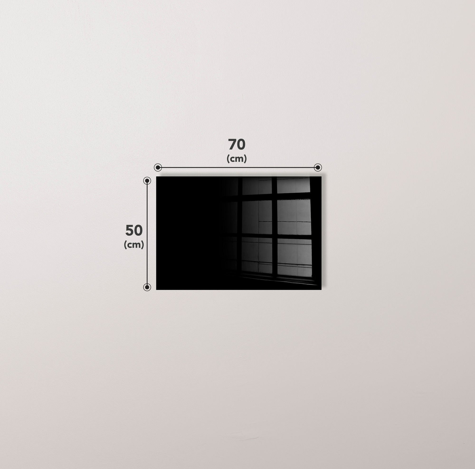 Verleihen Sie Ihrem Zuhause mit dem mehrfarbigen UV Bild von Wallity einen Hauch von Eleganz. Dieses gehärtete Glas-Kunstwerk ist langlebig und beeindruckt mit klaren Details.