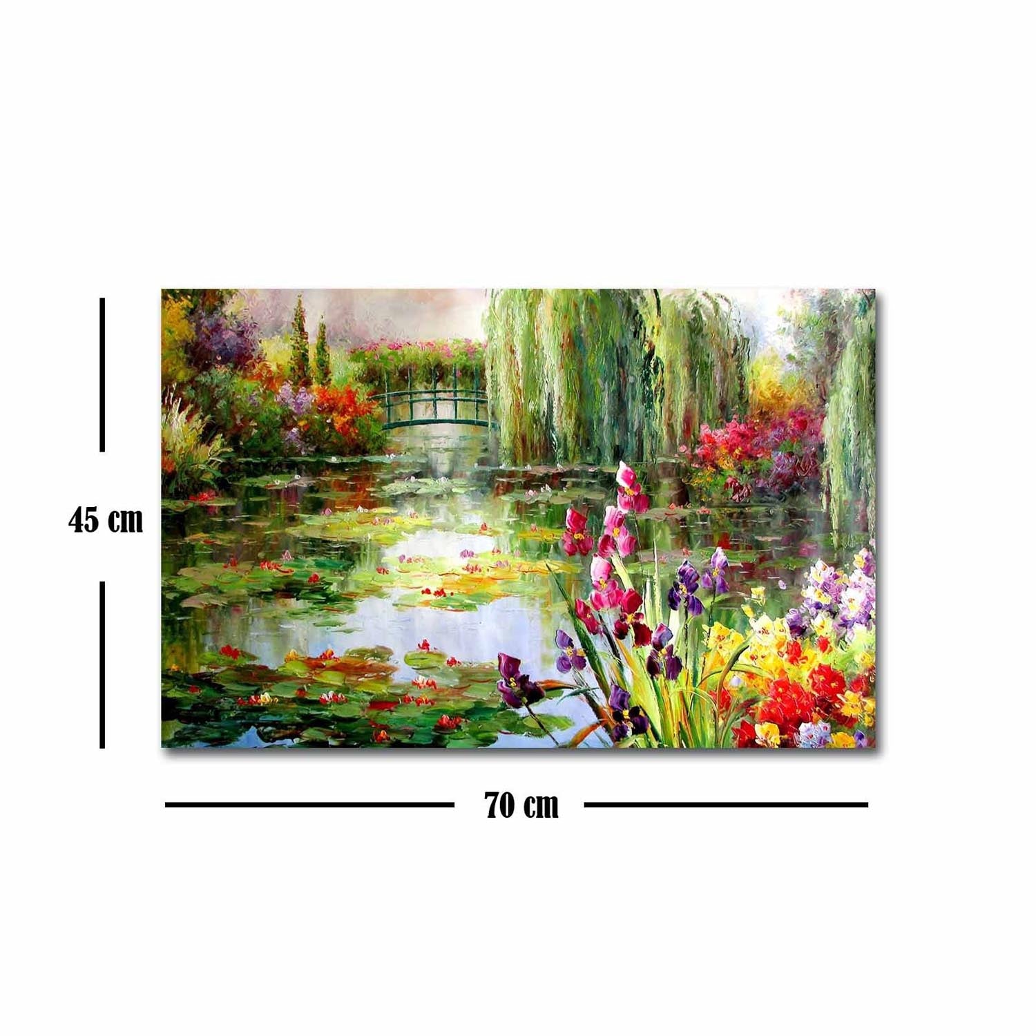 FAMOUSART Wandbild von Wallity in bunten Farbtönen, perfekt für kreative Akzente in jedem Raum und zur Verschönerung Ihrer Wände.
