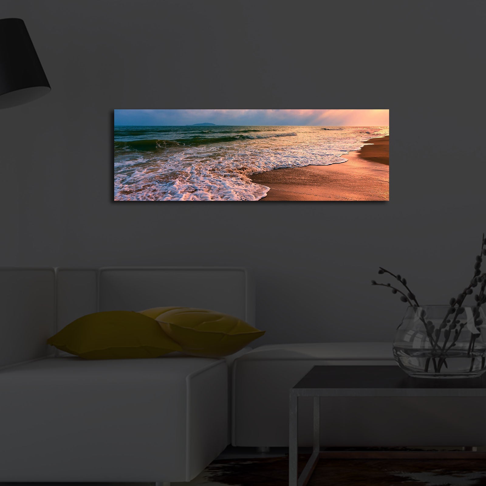 Entdecken Sie das 3090İACT Bild von Wallity – ein faszinierendes LED beleuchtetes Kunstwerk, das jeden Raum in eine Oase der Ruhe verwandelt.