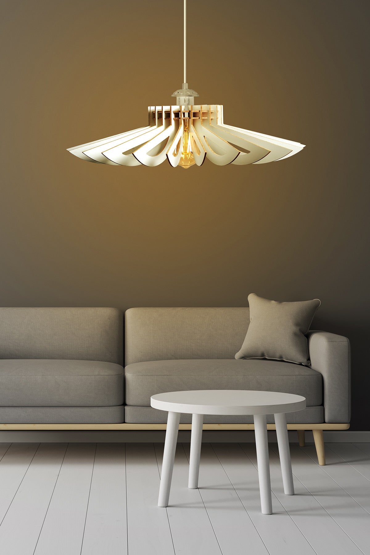 Entdecken Sie die stilvolle 157 Pendelleuchte in Weiß von Opviq. Ein elegantes Design, das jeden Raum aufwertet und für stimmungsvolles Licht sorgt.