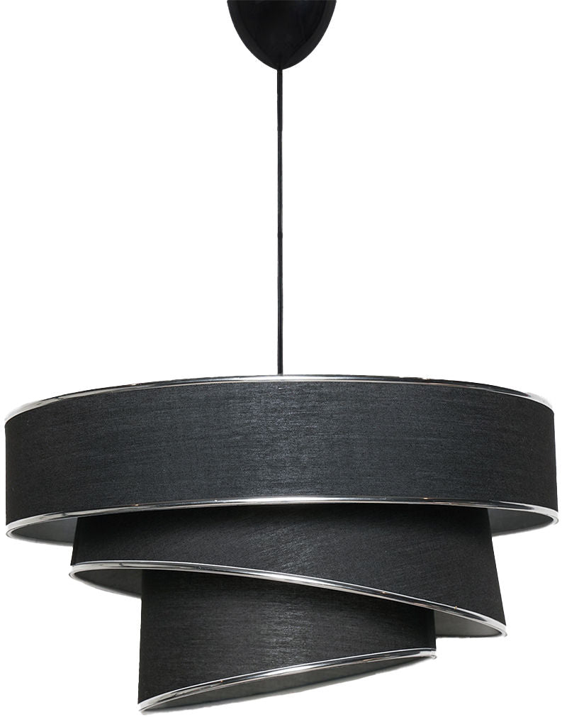 Erleben Sie die Couper Pendelleuchte von Opviq in Schwarz und Silber – ein zeitloses Design, das jeden Raum mit Eleganz und Wärme erfüllt.