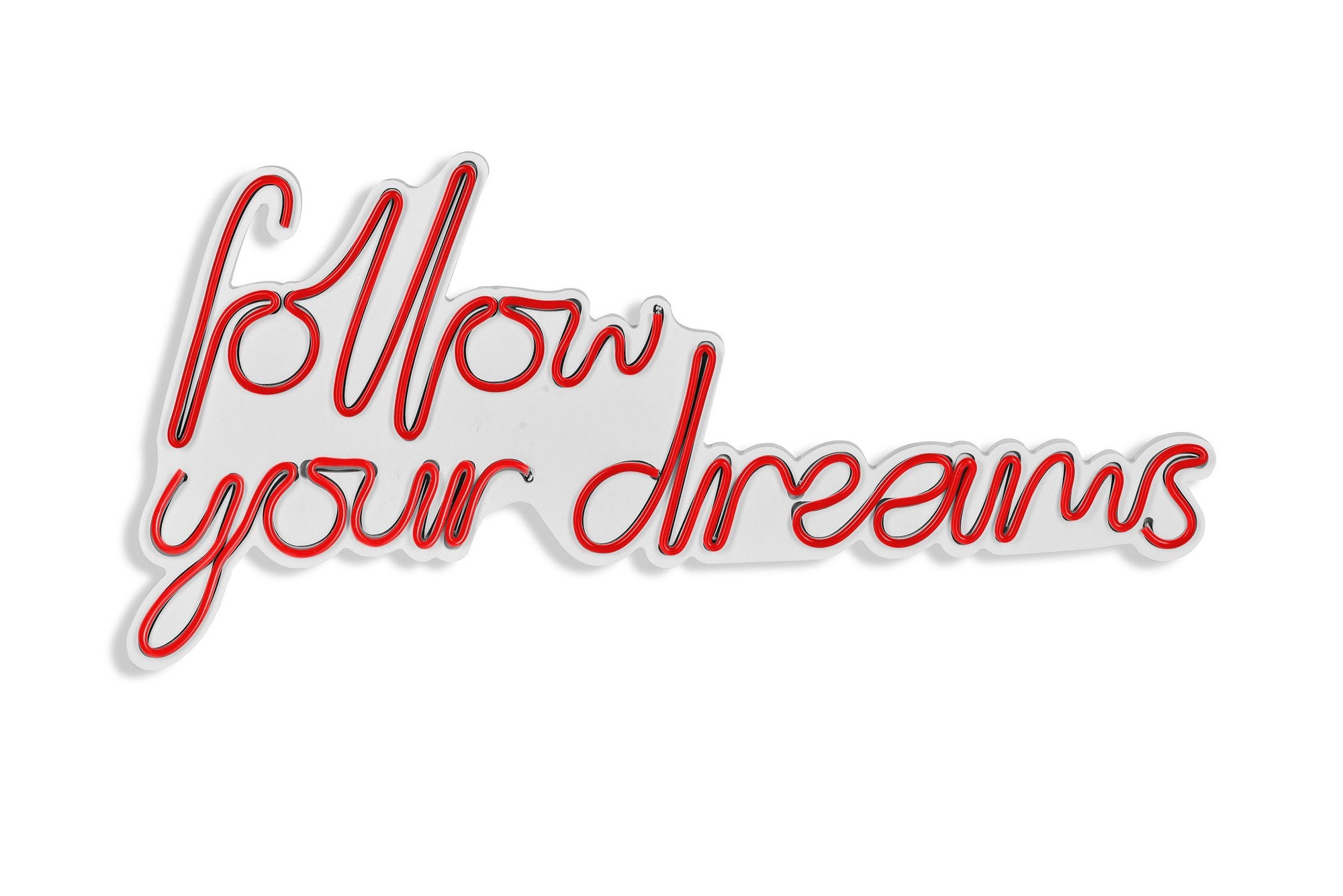 Die rote Wandleuchte "Follow Your Dreams" von Wallity verleiht jedem Raum eine kreative Note und sorgt für stimmungsvolles Licht.