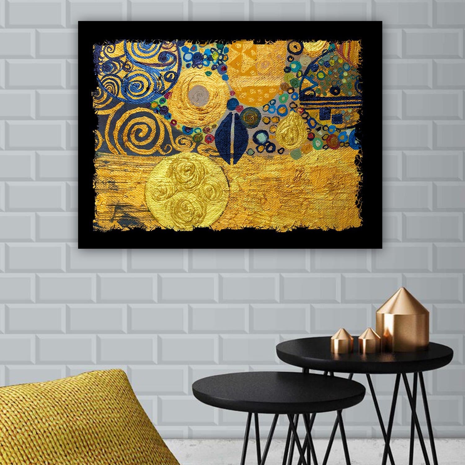 Entdecken Sie das beeindruckende Leinwandbild 222201946_70100 von Wallity. Dieses mehrfarbige Kunstwerk verwandelt jeden Raum in eine inspirierende Oase.