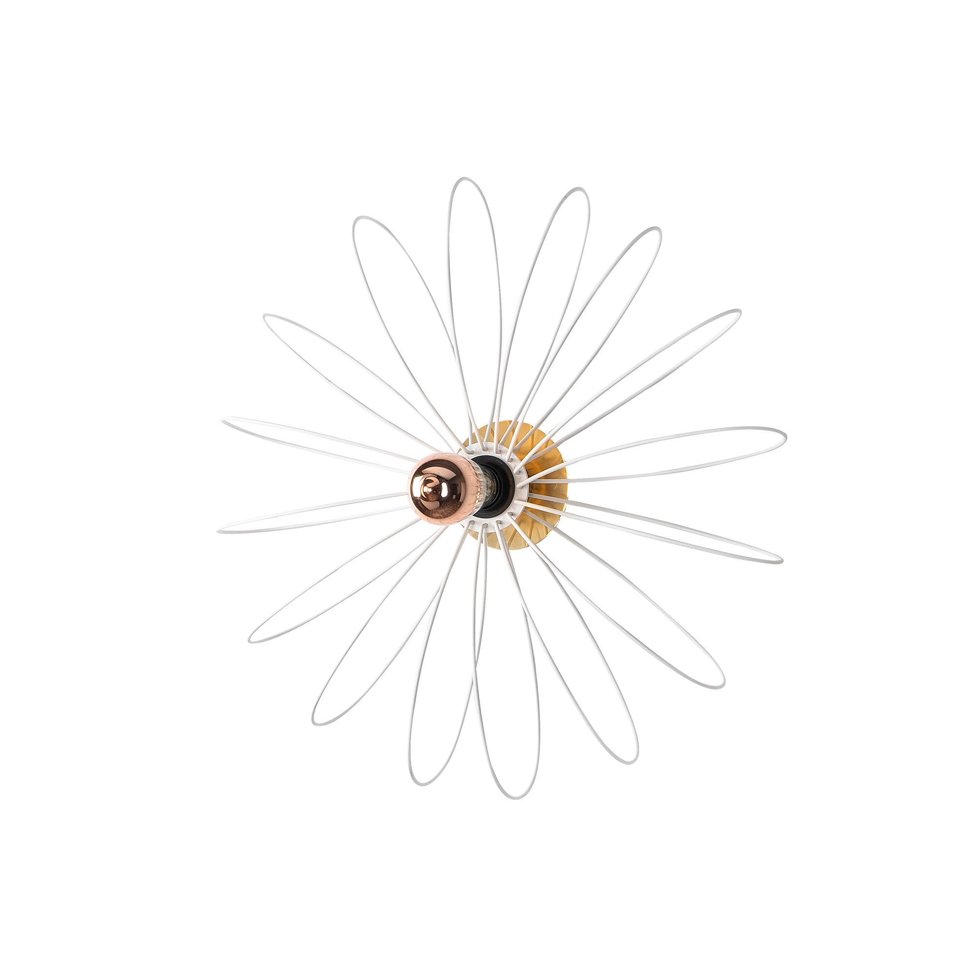 Verleihen Sie Ihrem Raum mit der charmanten Blumen-Wandleuchte Hemd - 707-A WHITE von Opviq einen Hauch von Eleganz und Gemütlichkeit.