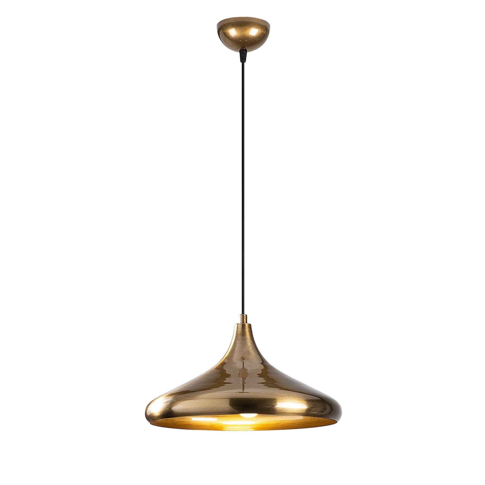 Verleihen Sie Ihrem Zuhause mit der Berceste Pendelleuchte von Opviq einen Hauch von Luxus. Dieses goldene Meisterwerk kombiniert Glamour und skandinavisches Design.