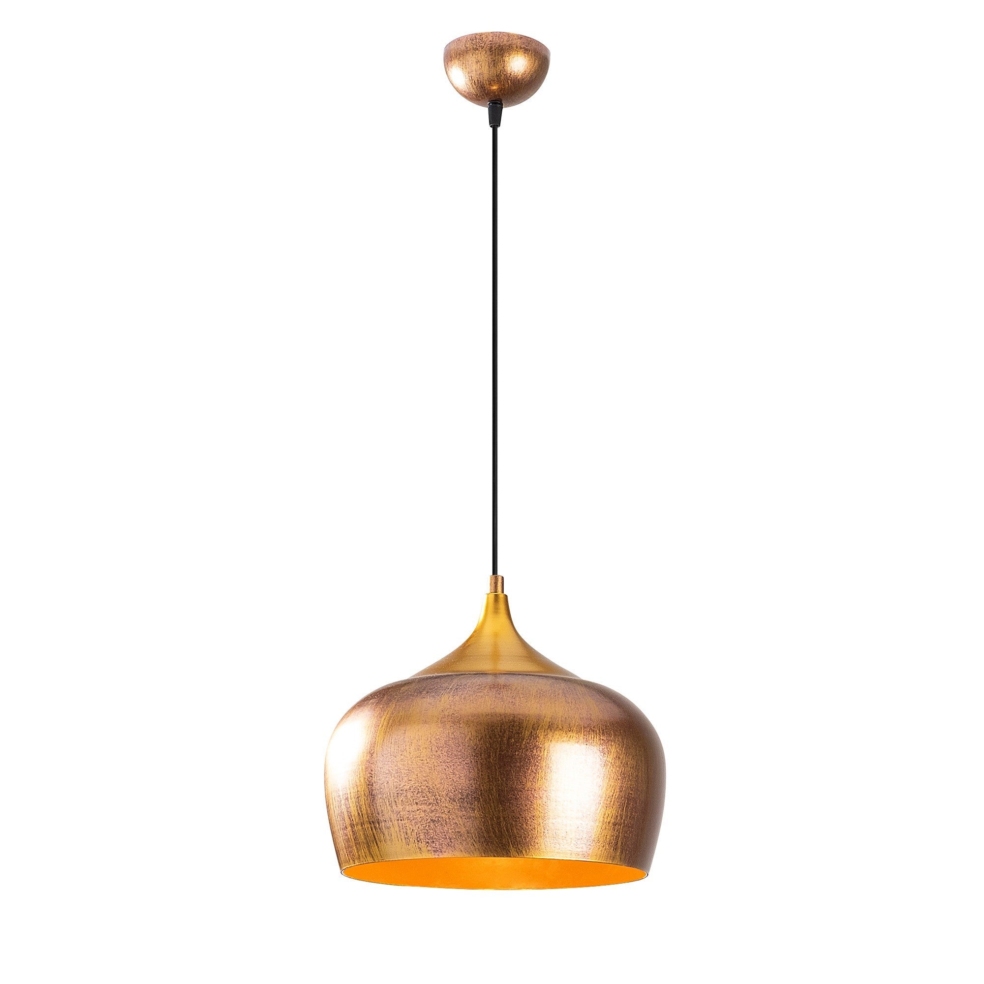 Verleihen Sie Ihrem Raum mit der Berceste Pendelleuchte von Opviq in Gold einen Hauch von Luxus und zeitloser Eleganz.