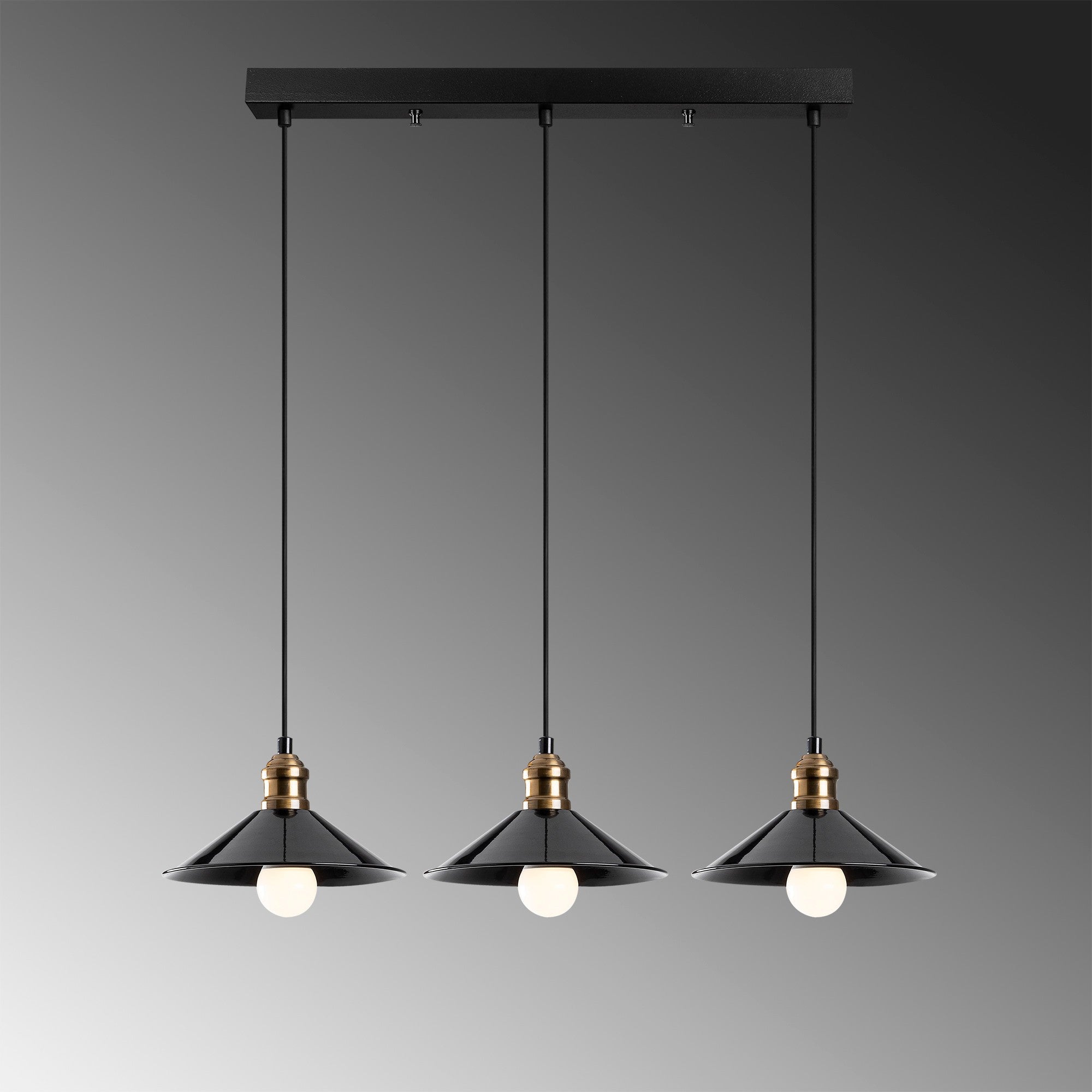 Moderne Berceste Pendellampe in Schwarz von Opviq, ideal für stilvolle Beleuchtung in jedem Raum.