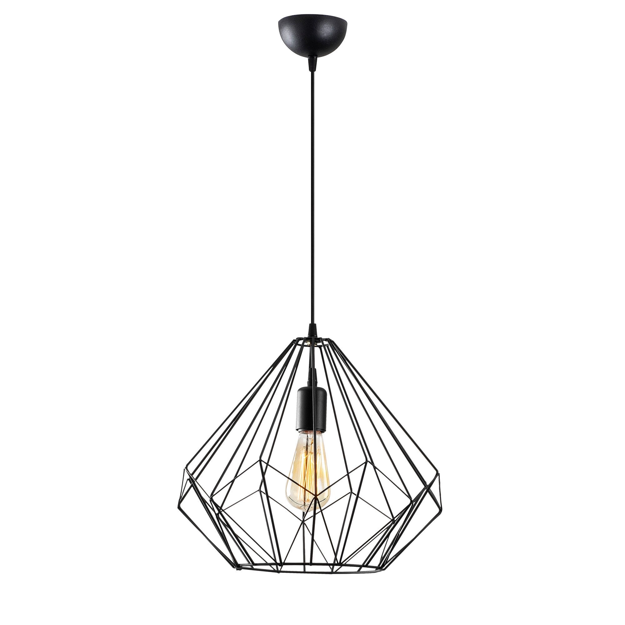 Verleihen Sie Ihrem Zuhause mit der Diamond Pendelleuchte in Schwarz von Opviq einen Hauch von Eleganz und Stil. Ideal für jeden Raum!