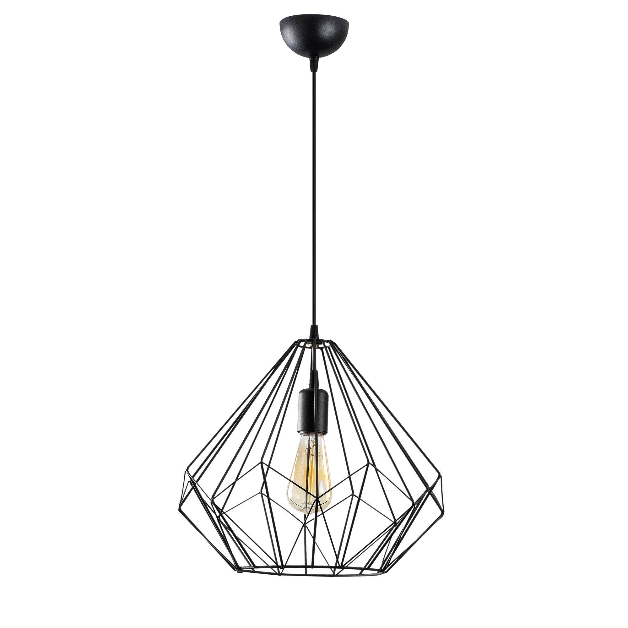 Entdecken Sie die Diamond Pendelleuchte in Schwarz von Opviq – ein stilvolles Highlight für Ihr Zuhause, das Eleganz und Atmosphäre vereint.