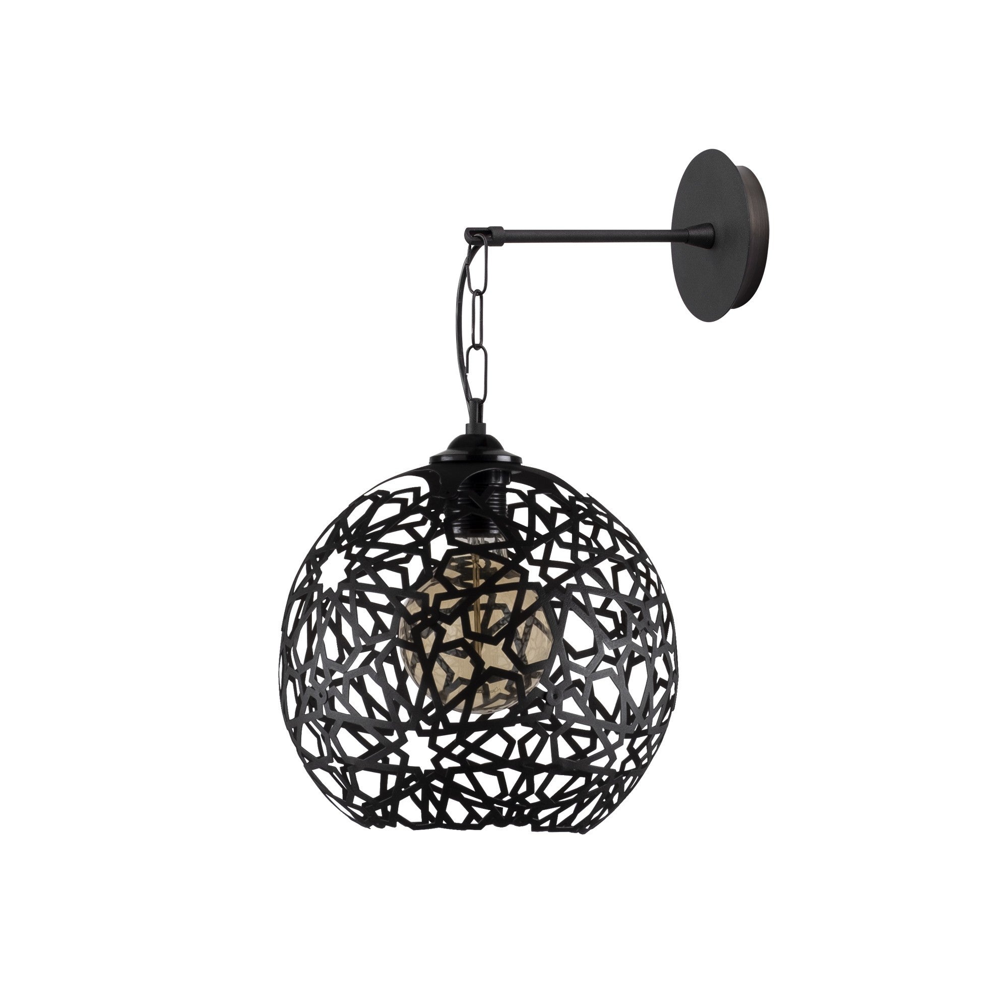 Die Fellini Wandleuchte von Opviq in edlem Schwarz vereint modernes Design mit Funktionalität. Perfekt für stilvolle Akzente in jedem Raum.