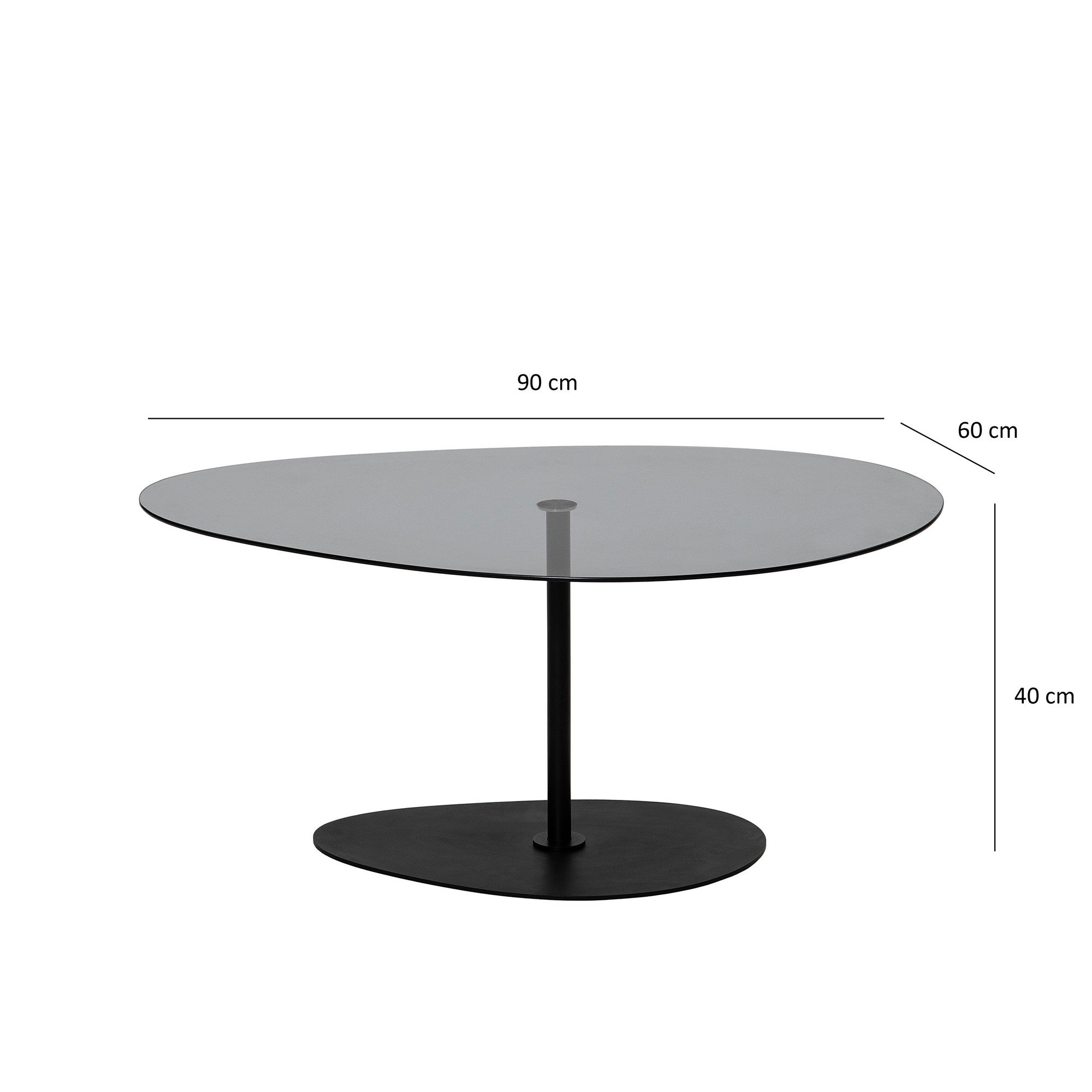 Entdecken Sie den Porto Sofatisch von Hanah Home in edlem Dunkelgrau Schwarz. Dieser stilvolle Couchtisch vereint modernes Design mit Funktionalität und wird zum Highlight in Ihrem Wohnraum.