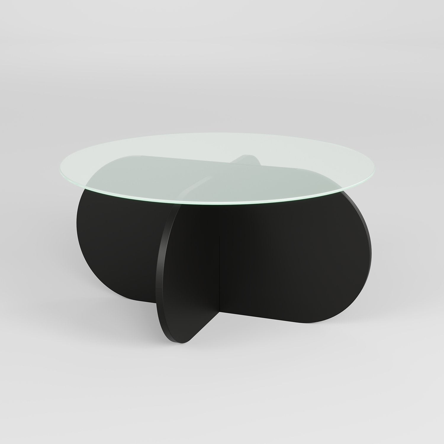 Moderner Bubble Sofatisch in Schwarz von Hanah Home – ideal für stilvolle Wohnzimmer und gemütliche Zusammenkünfte.
