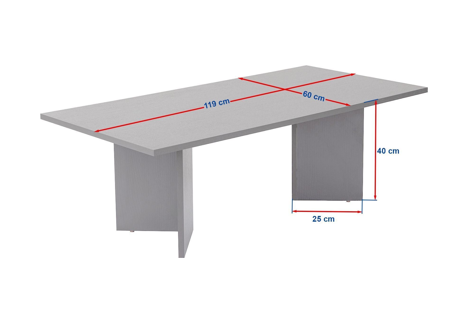 Entdecken Sie den stilvollen Sabin Sofatisch in Walnuss von Nordure – ein zeitloses Möbelstück, das Eleganz und Funktionalität vereint.