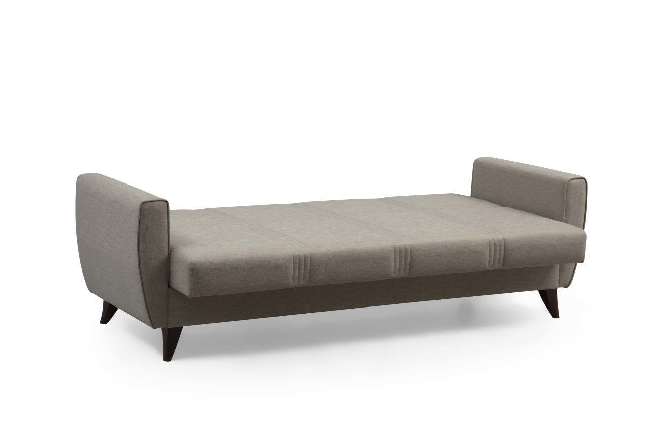 Beige Zaden Bettsofa von Atelier Del Sofa – elegantes Design trifft auf praktischen Schlafkomfort für Ihr Zuhause.