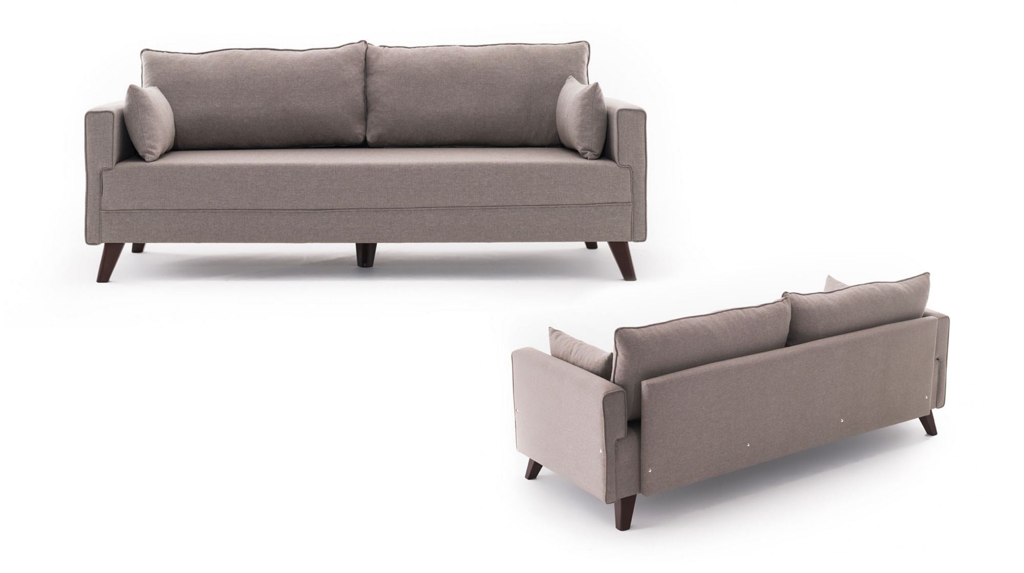 Stilvolles Bella Sofa Bed in Sahnefarbe von Atelier Del Sofa, perfekt für gemütliche Wohnräume und als praktisches Schlafsofa.