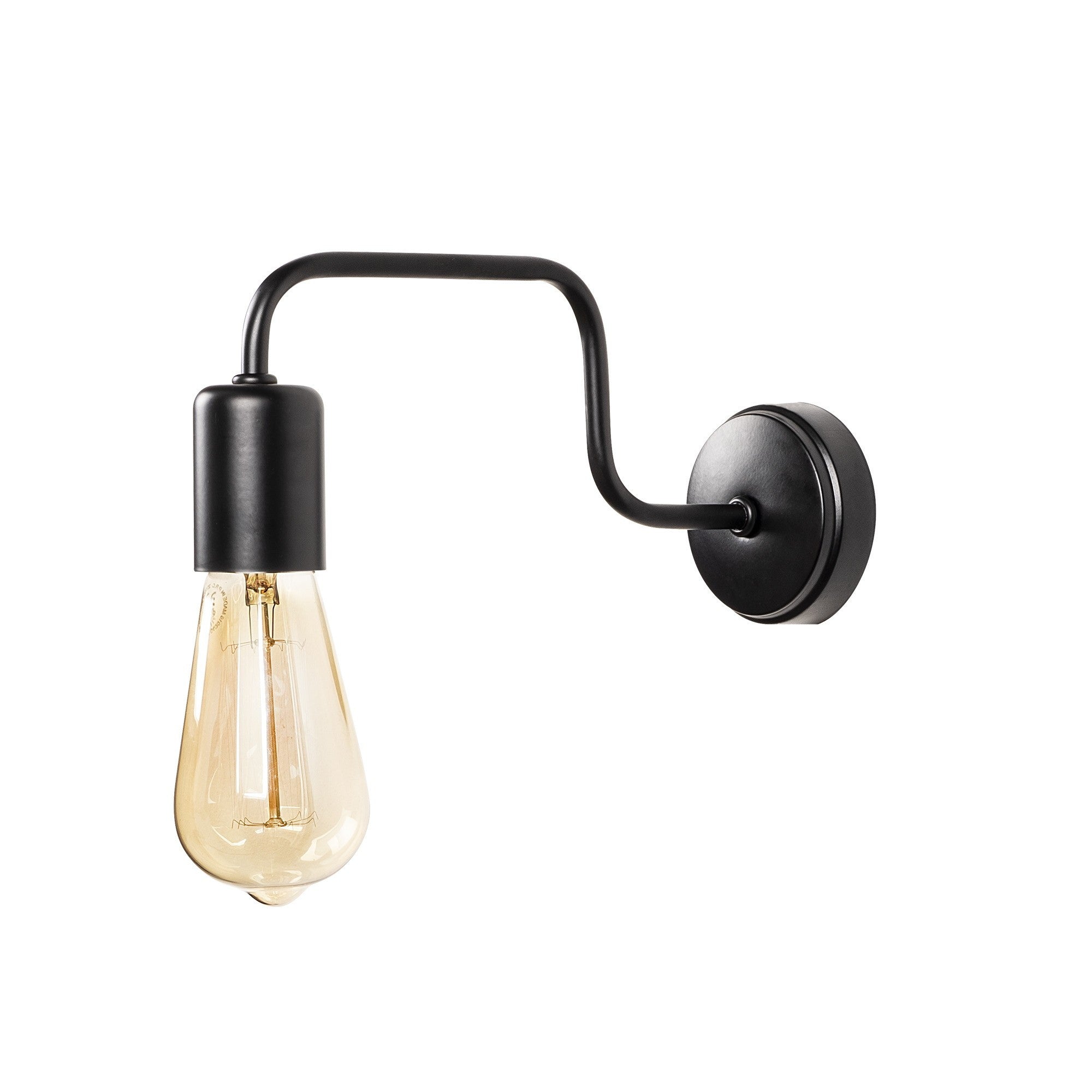 Verleihen Sie Ihrem Raum mit der Denge Wandleuchte in Schwarz von Opviq einen eleganten, industriellen Touch. Ideal für stilvolle Akzente!