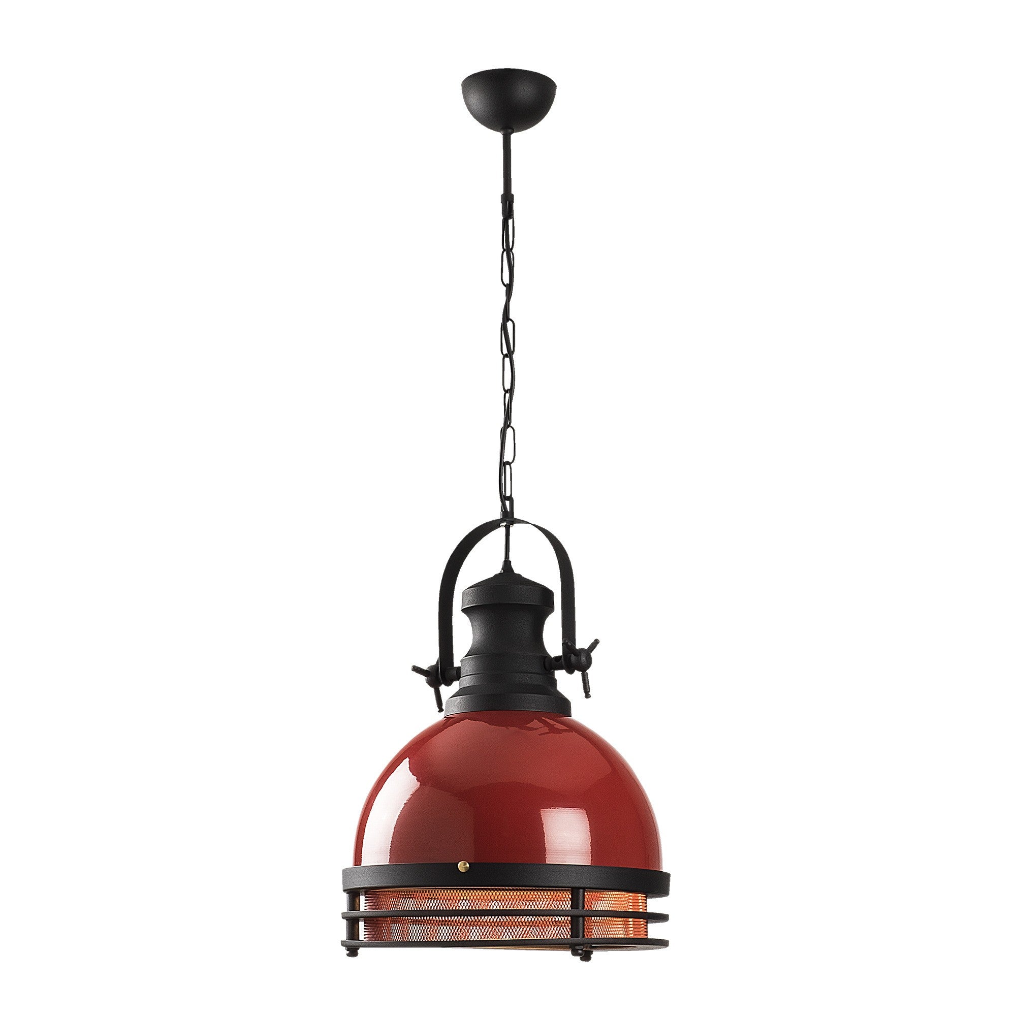 Setzen Sie mit der Sağlam Pendelleuchte in Rot Schwarz von Opviq ein markantes Statement in Ihrem Wohnraum. Modernes Design trifft auf Funktionalität!