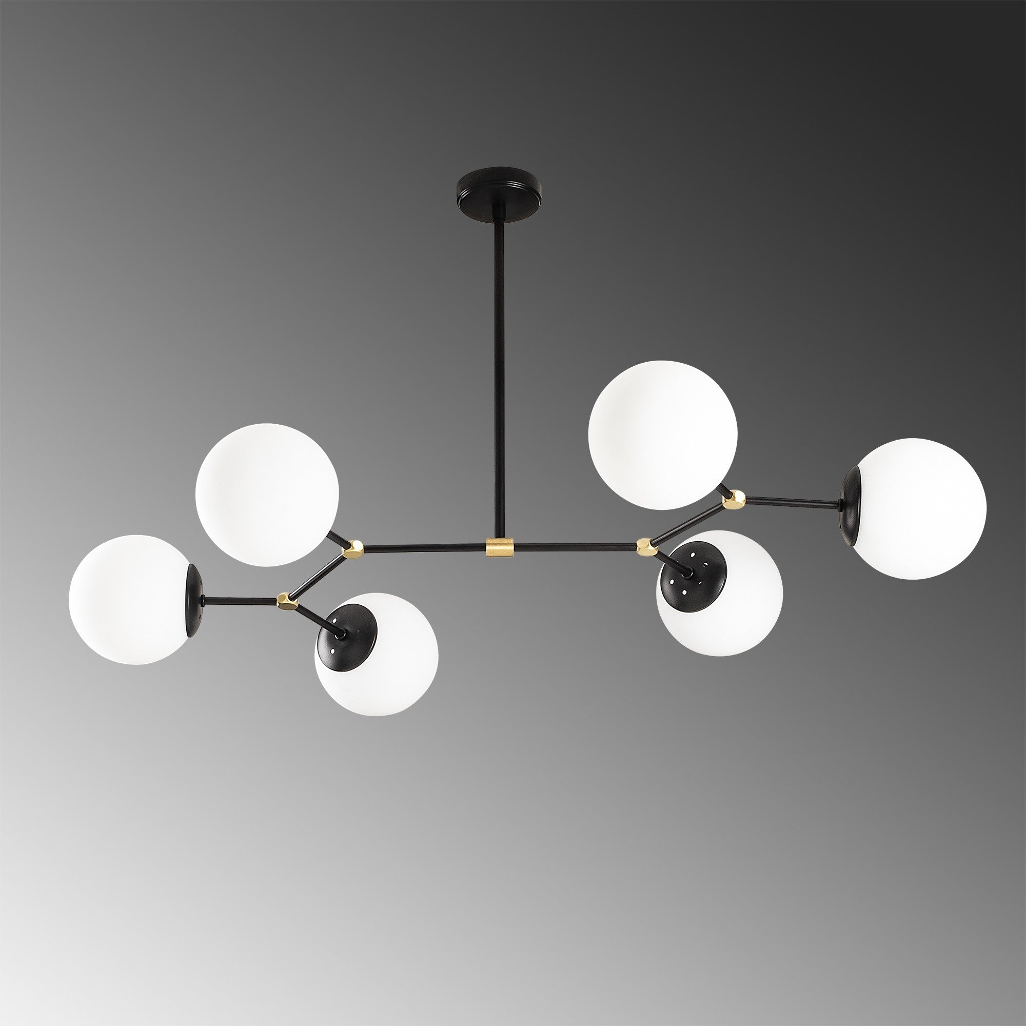 Entdecken Sie die Damar Pendelleuchte von Opviq in elegantem Schwarz-Weiß. Perfekt für stilvolle Akzente in jedem Raum.