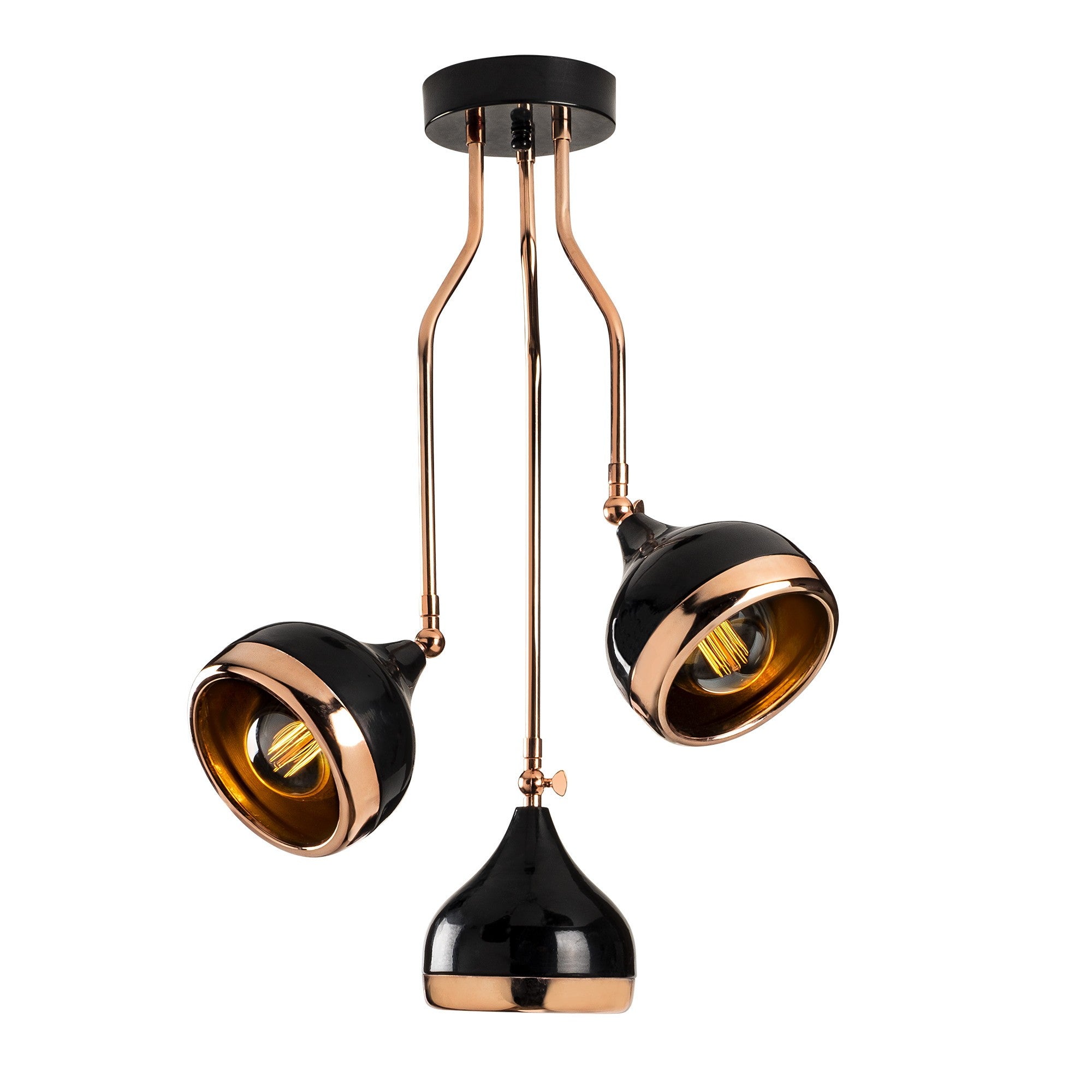 Entdecken Sie die Yıldo Pendelleuchte von Opviq in Schwarz und Kupfer – ein stilvolles Highlight für jeden Raum. Ihr modernes Design und die flexible Höhenverstellung verleihen Ihrem Zuhause Eleganz und Individualität.