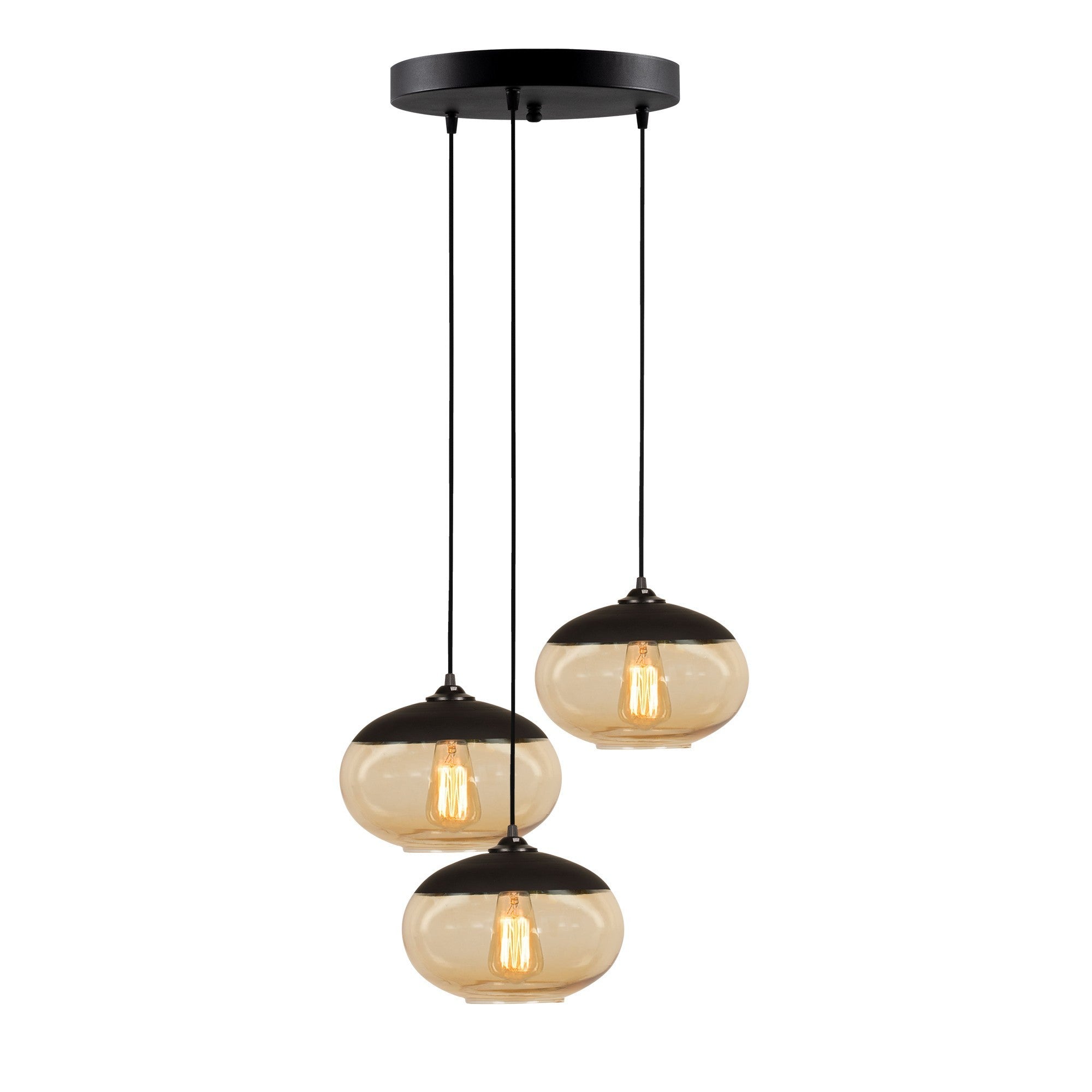 Camini - MR - 868 in Schwarzer Honig präsentiert im Onlineshop von KAQTU Design AG. Pendelleuchte ist von Opviq