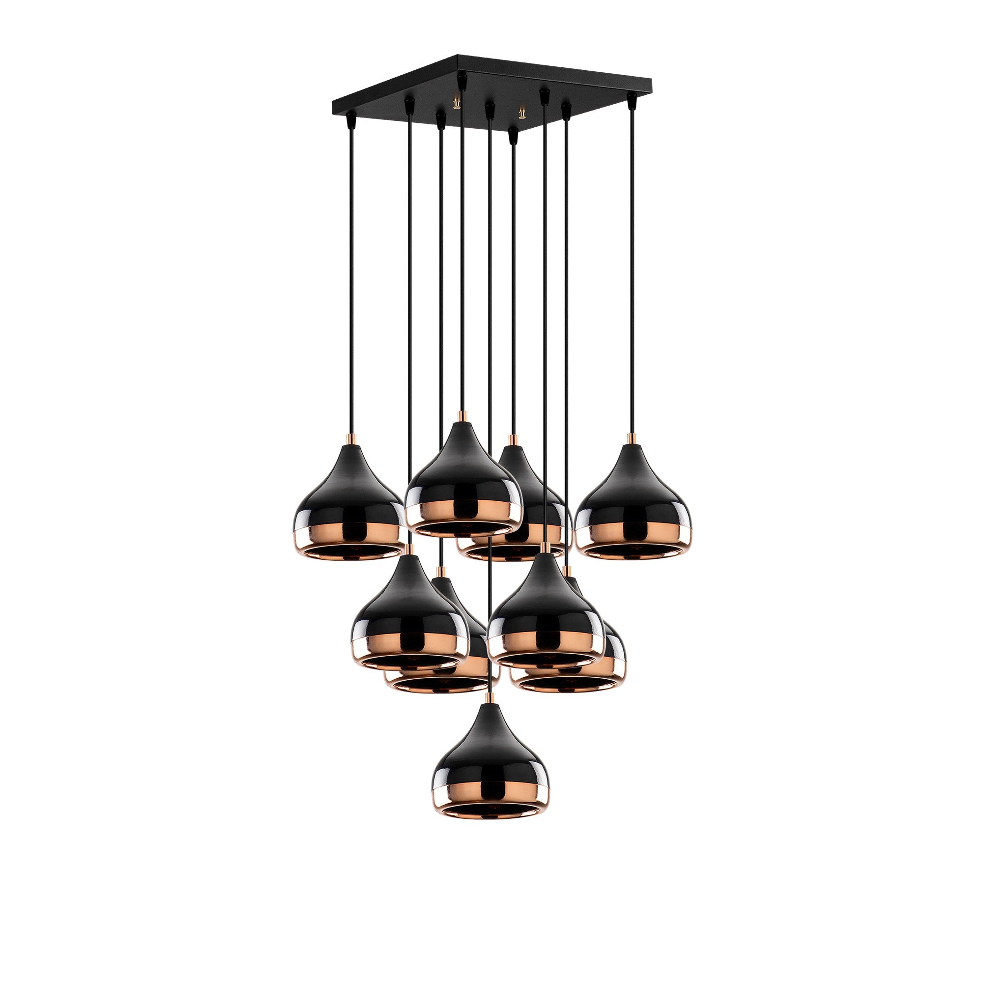 Verleihen Sie Ihrem Zuhause mit der Yıldo Pendelleuchte von Opviq in edlem Schwarz einen Hauch von Eleganz und skandinavischem Design.