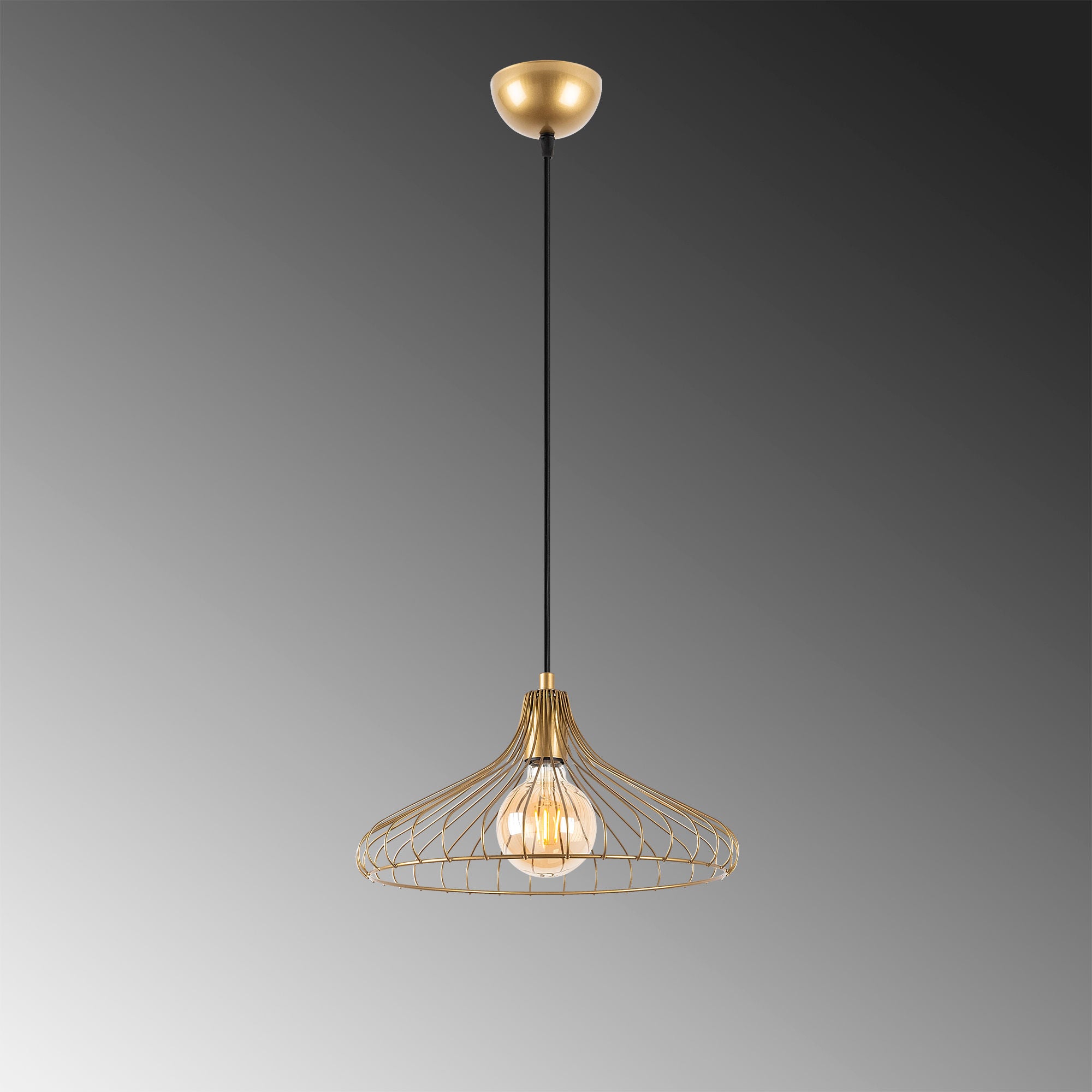 Verleihen Sie Ihrem Zuhause mit der DEPAY Pendelleuchte von Opviq in glänzendem Gold einen Hauch von Luxus und Stil. Ideal für kreative Lichtgestaltungen.