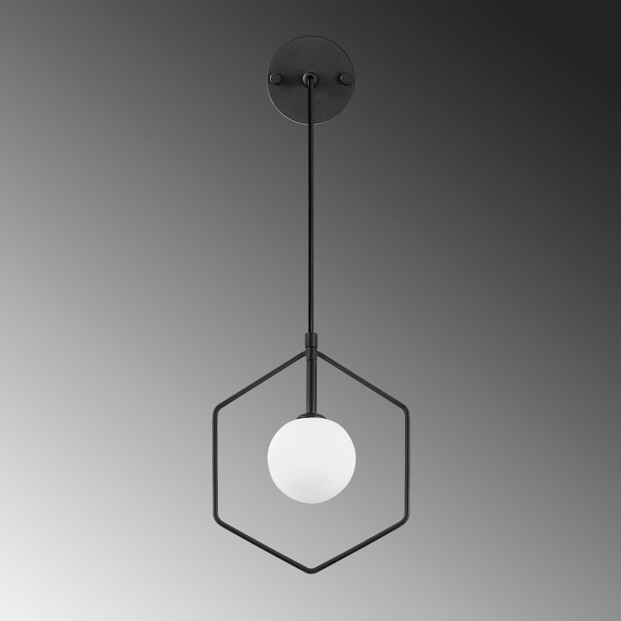 Verleihen Sie Ihrem Zuhause mit der Geometri Wandleuchte von Opviq in Schwarz-Weiß einen eleganten Touch. Ideal für stimmungsvolle Beleuchtung und modernes Ambiente!