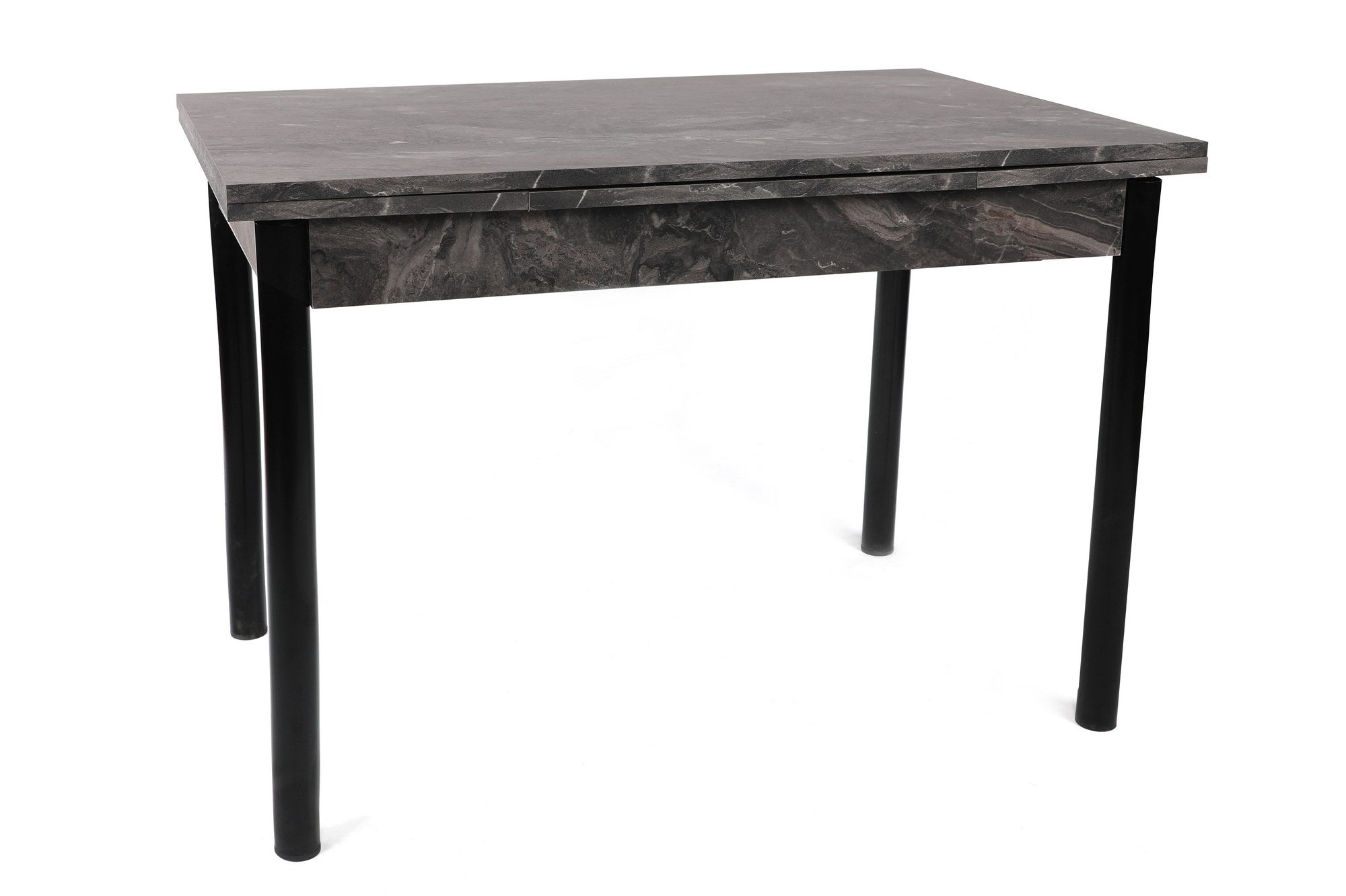 Entdecken Sie den eleganten Polo Esstisch in Schwarz von Hanah Home. Ausziehbar, stabil und perfekt für jedes Dinner – ein Must-Have für Ihr Zuhause!