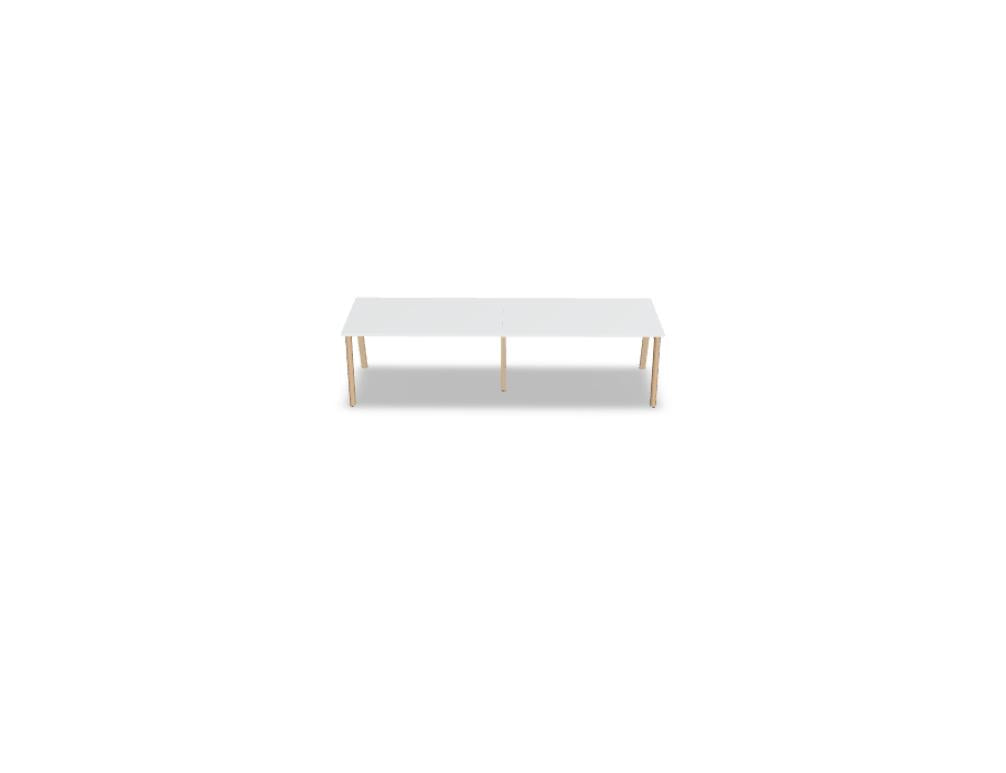 Ogi B BOB030E2 - Schreibtisch in Weiss Pastell präsentiert im Onlineshop von KAQTU Design AG. Schreibtisch ist von Mdd