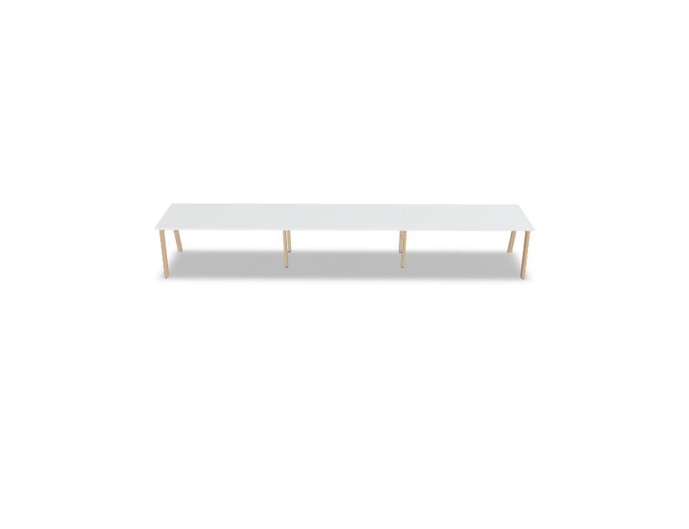 Ogi B BOB040E3 - Schreibtisch in Weiss Pastell präsentiert im Onlineshop von KAQTU Design AG. Schreibtisch ist von Mdd