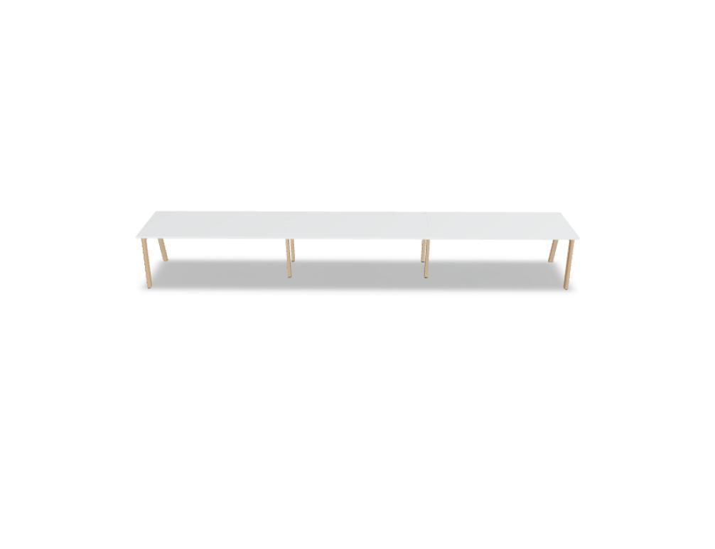 Ogi B BOB050E3 - Schreibtisch in Weiss Pastell präsentiert im Onlineshop von KAQTU Design AG. Schreibtisch ist von Mdd