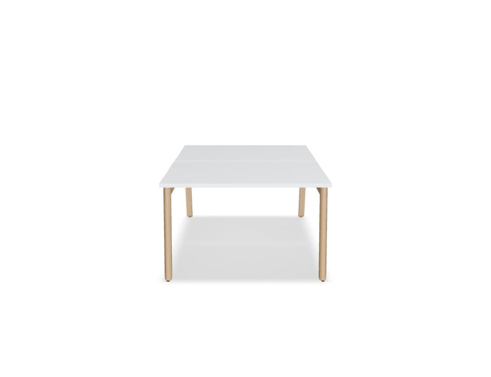 Ogi B Bench BOB320 - Doppelschreibtisch in Weiss Pastell präsentiert im Onlineshop von KAQTU Design AG. Schreibtisch ist von Mdd