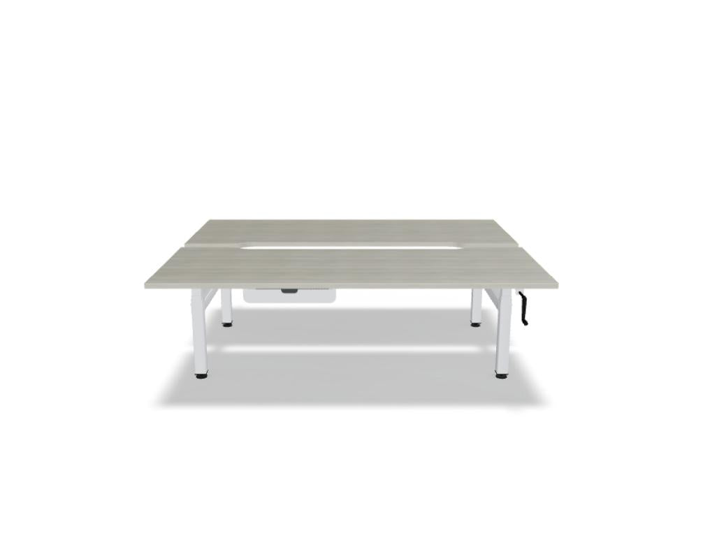 Ogi Drive Bench BOC60 - Doppelschreibtisch mit manueller Höhenverstellung in  präsentiert im Onlineshop von KAQTU Design AG. Schreibtisch ist von Mdd