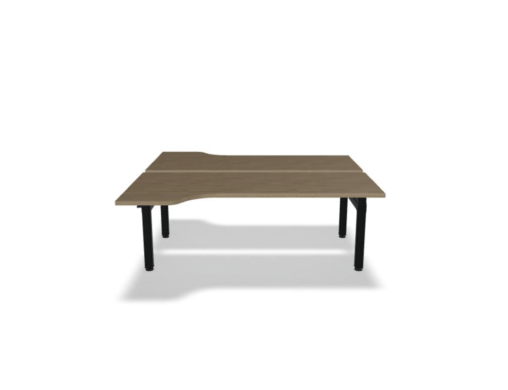 Ogi Drive Bench BODK578 - Doppelschreibtisch mit elektrischer Höhenverstellung, zweimotoriges Gestell in Honigeiche präsentiert im Onlineshop von KAQTU Design AG. Schreibtisch ist von Mdd