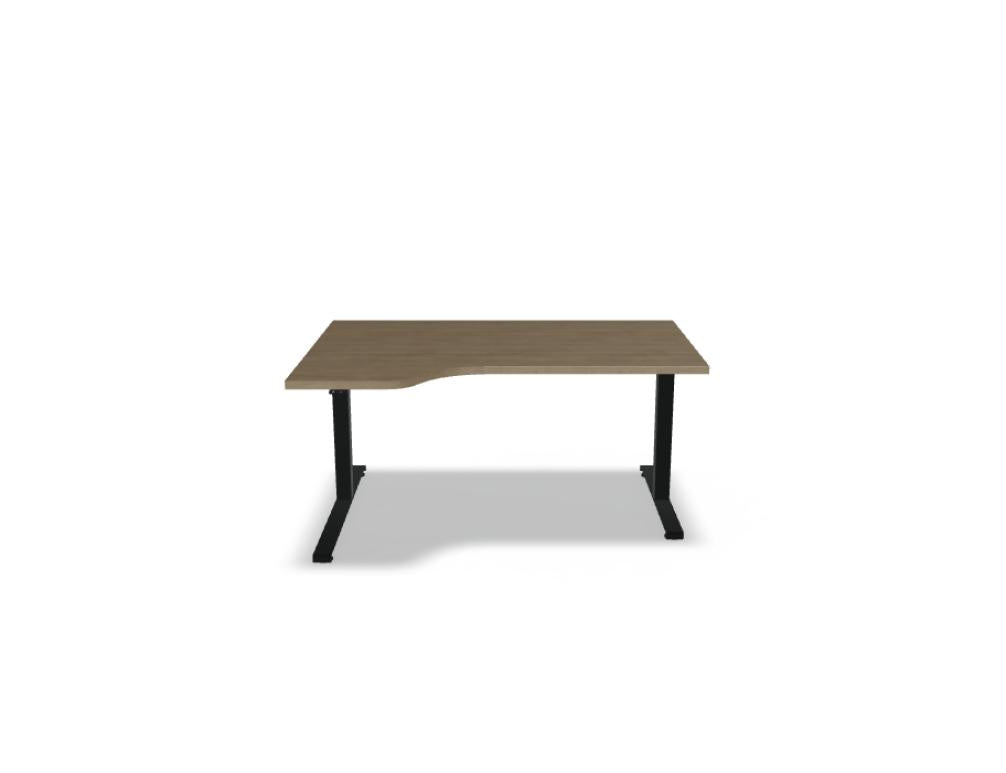 Ogi Drive  BODK64 - Schreibtisch elektrisch höhenverstellbar, zweimotoriges Gestell in Honigeiche präsentiert im Onlineshop von KAQTU Design AG. Schreibtisch ist von Mdd