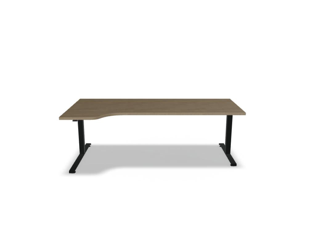Ogi Drive  BODK70 - Schreibtisch elektrisch höhenverstellbar, zweimotoriges Gestell in Honigeiche präsentiert im Onlineshop von KAQTU Design AG. Schreibtisch ist von Mdd